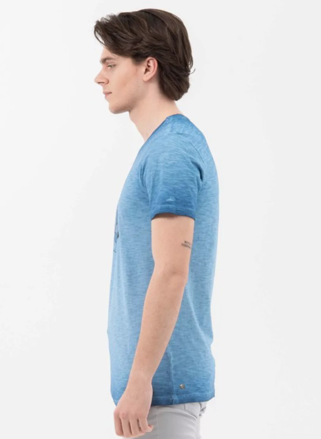 Garment Dyed T-shirt Aus Bio-baumwolle Mit Rubik’s Cube-print günstig online kaufen