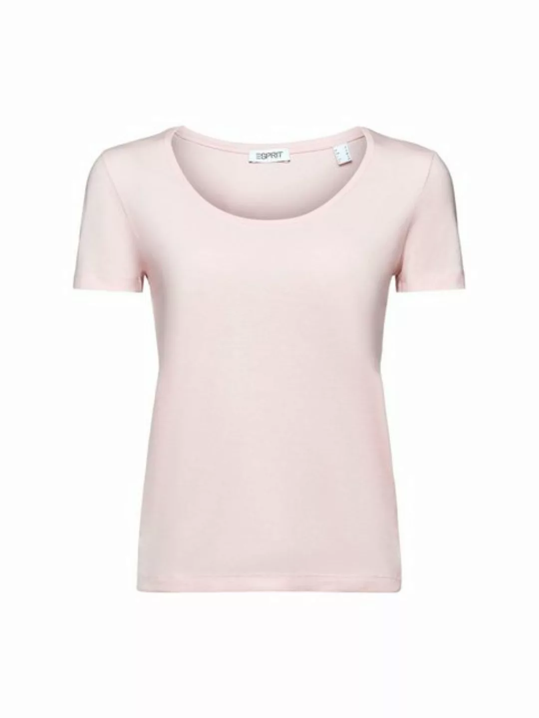 Esprit T-Shirt T-Shirt mit weitem Rundhalsausschnitt (1-tlg) günstig online kaufen