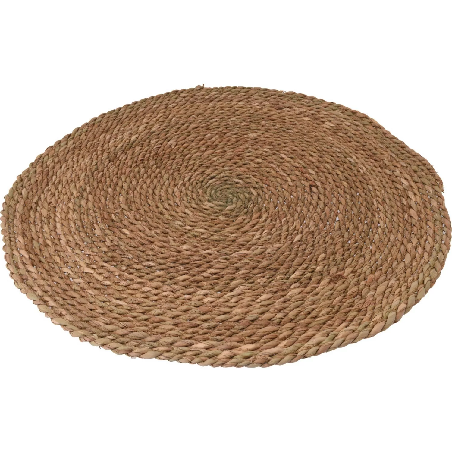 Teppich Ø 79,8 cm Rattan Natur günstig online kaufen