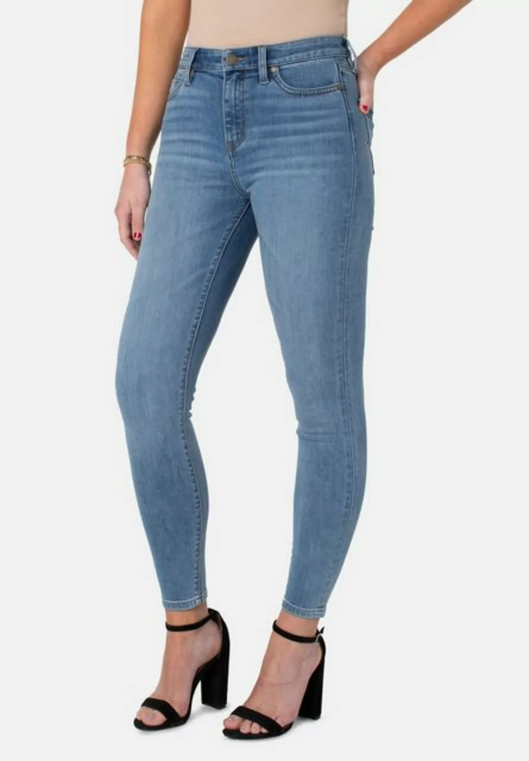 Liverpool Skinny-fit-Jeans Abby High Rise Ankle Skinny 5-Pocket-Styling-Det günstig online kaufen