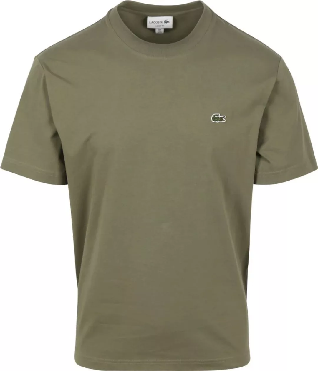 Lacoste T-Shirt Olivgrün - Größe L günstig online kaufen