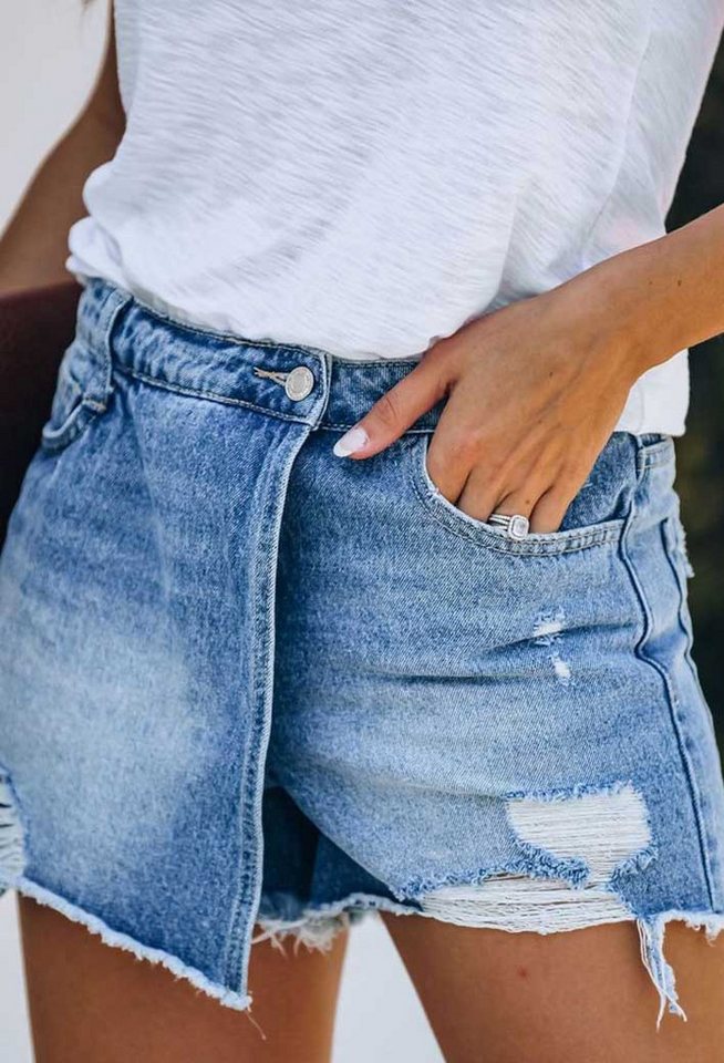 SEGUEN Jeansshorts Vielseitige Jeans-Shorts für Frauen (Lässiges Temperamen günstig online kaufen