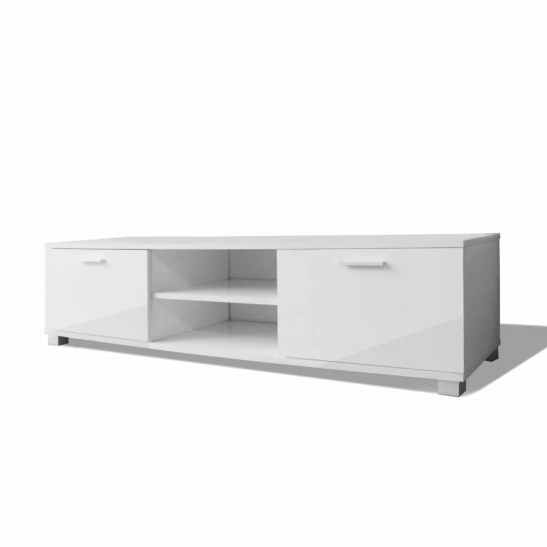 Tv Schrank Hochglanz Weiß 140x40,3x34,7 Cm günstig online kaufen