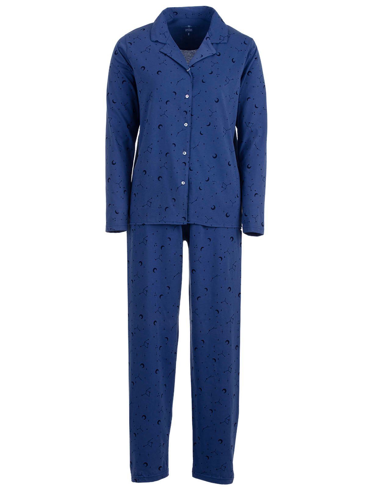 zeitlos Schlafanzug Pyjama Set Langarm - günstig online kaufen