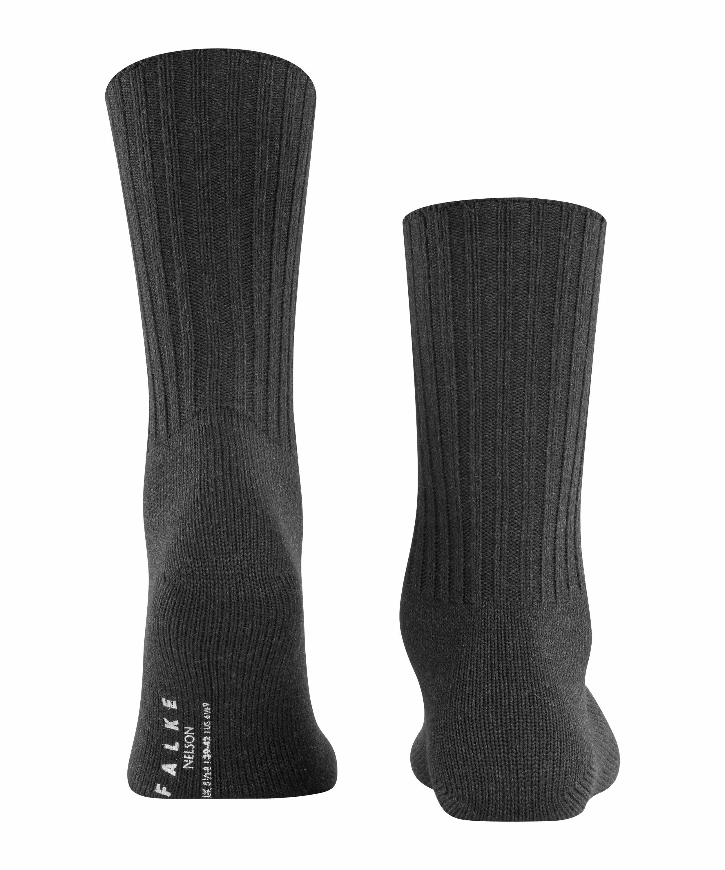 FALKE Nelson Herren Socken, 39-42, Grau, Uni, Schurwolle, 14497-308002 günstig online kaufen
