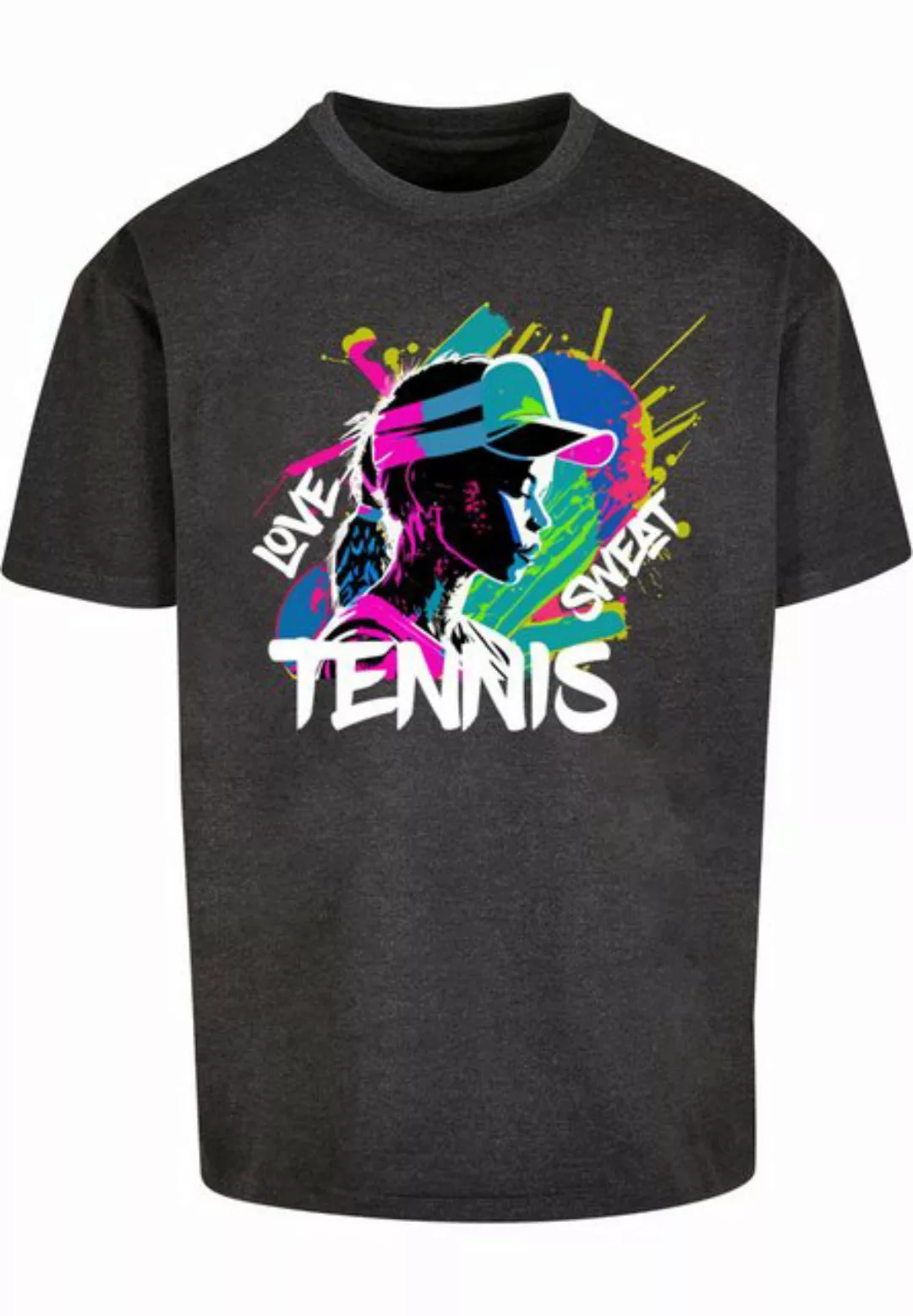 Merchcode T-Shirt Merchcode Herren Tennis Love, Sweat - Heavy Oversize Tee günstig online kaufen