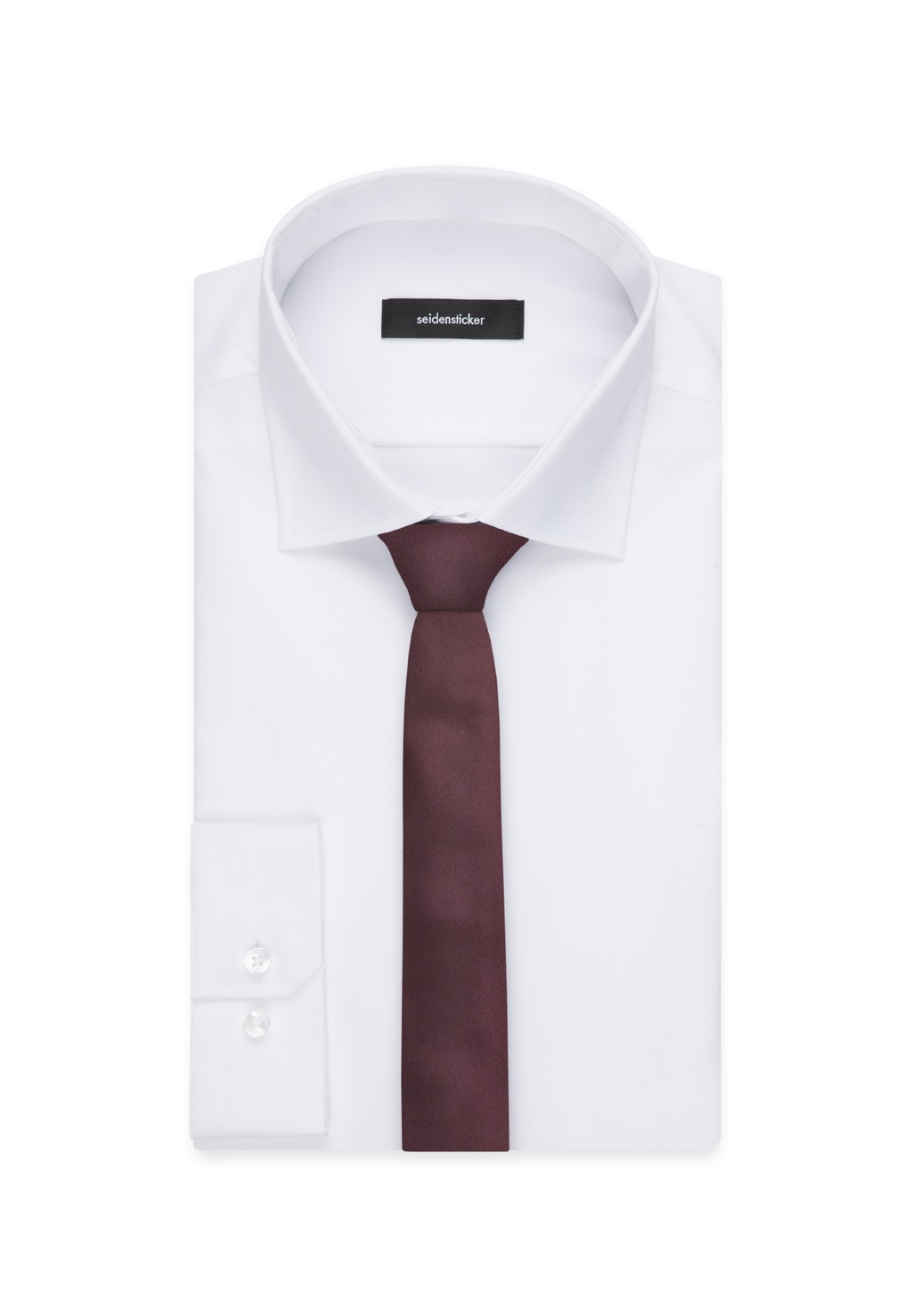 seidensticker Krawatte "Slim", Schmal (5cm) Uni günstig online kaufen
