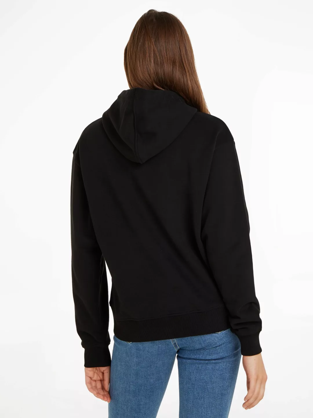 Calvin Klein Jeans Kapuzensweatshirt SATIN CK HOODIE mit Logomarkenlabel günstig online kaufen
