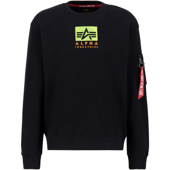 Alpha Industries  Sweatshirt Satin Logo Sweatshirt - black günstig online kaufen