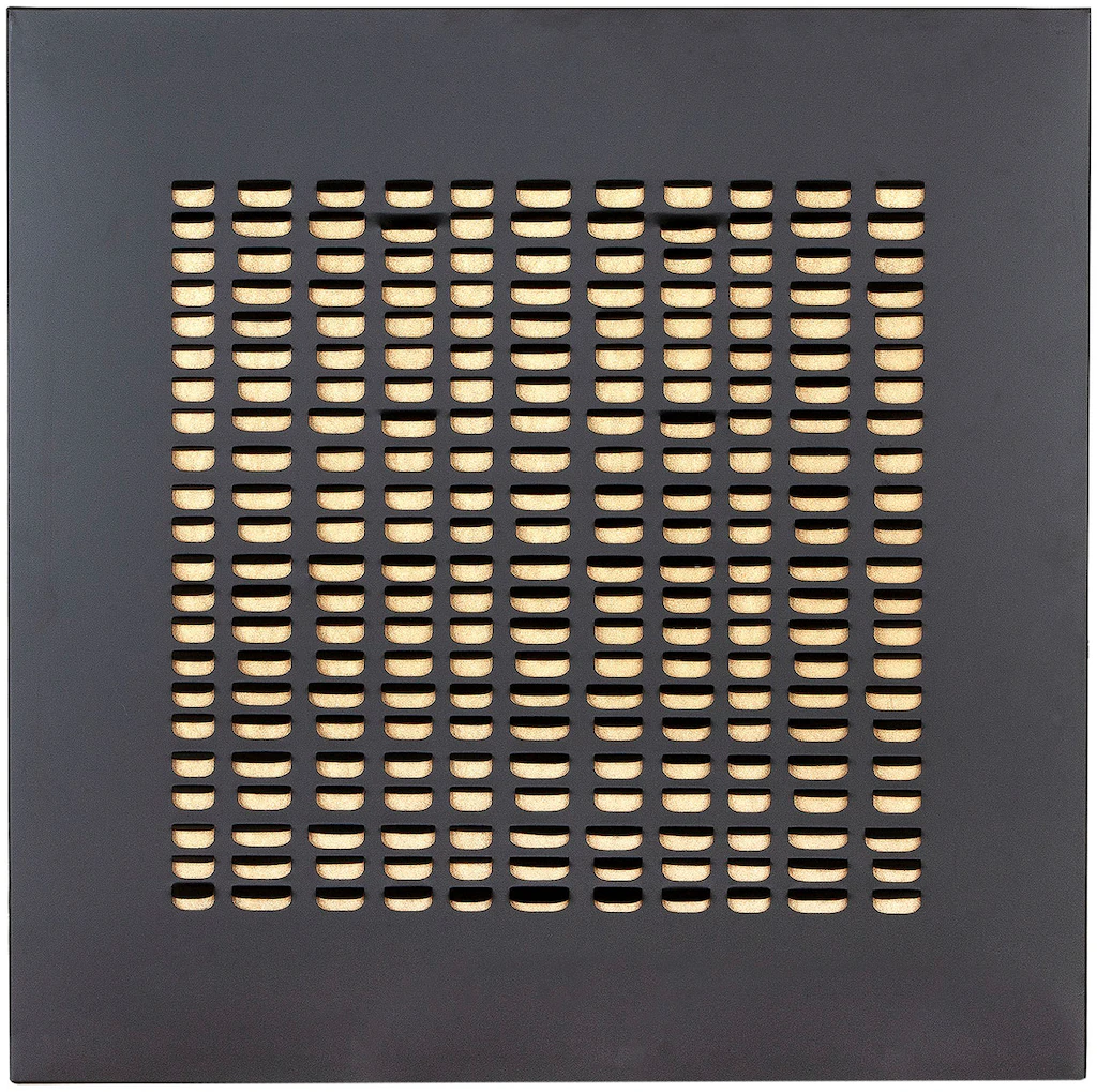 Casablanca by Gilde Wanddekoobjekt "Wandrelief quadratisch Torus schwarz H. günstig online kaufen