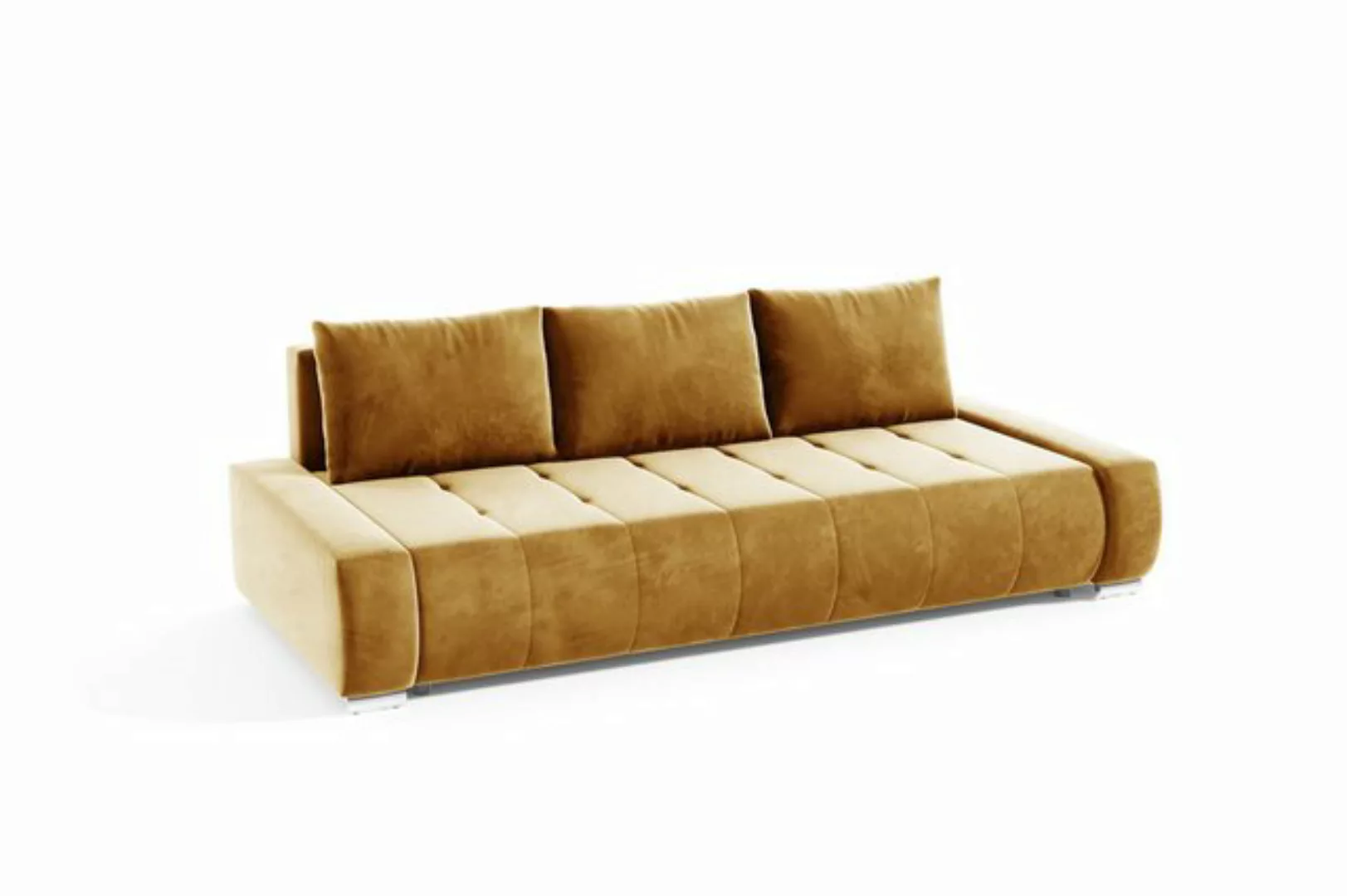 Fun Möbel 3-Sitzer Sofa mit Schlaffunktion VOGAR, inkl. Bettkasten günstig online kaufen