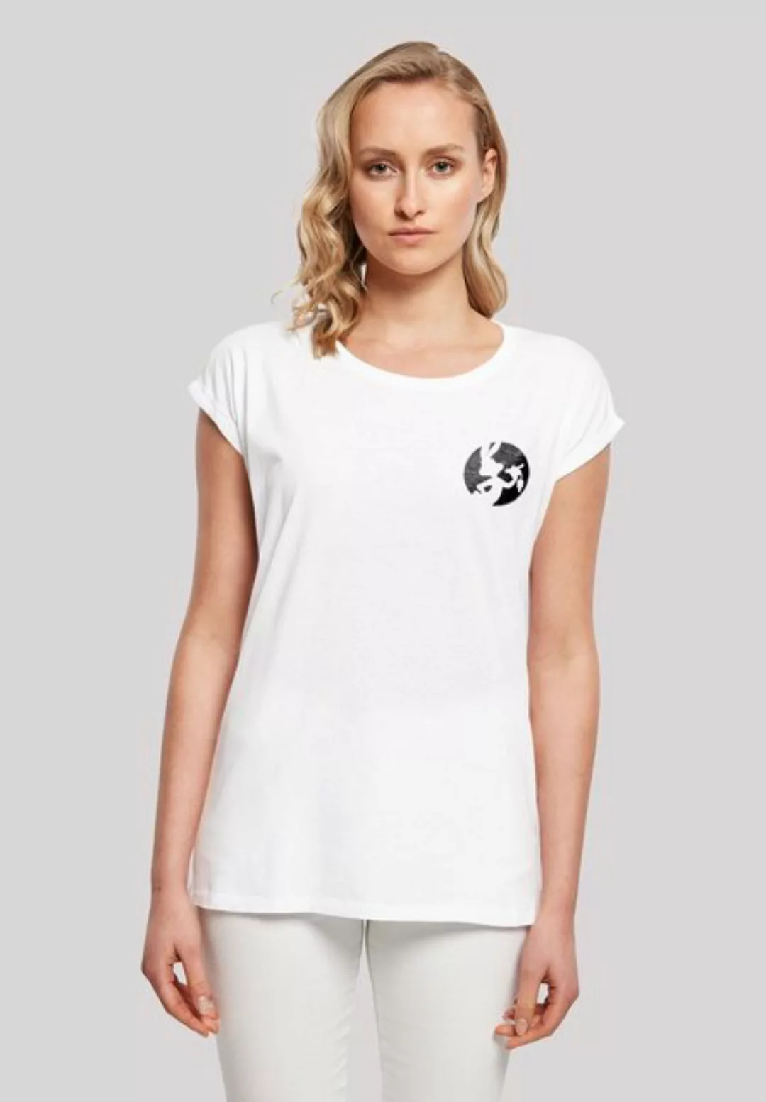F4NT4STIC T-Shirt Looney Tunes Bugs Bunny Silhouette Breast Print Print günstig online kaufen