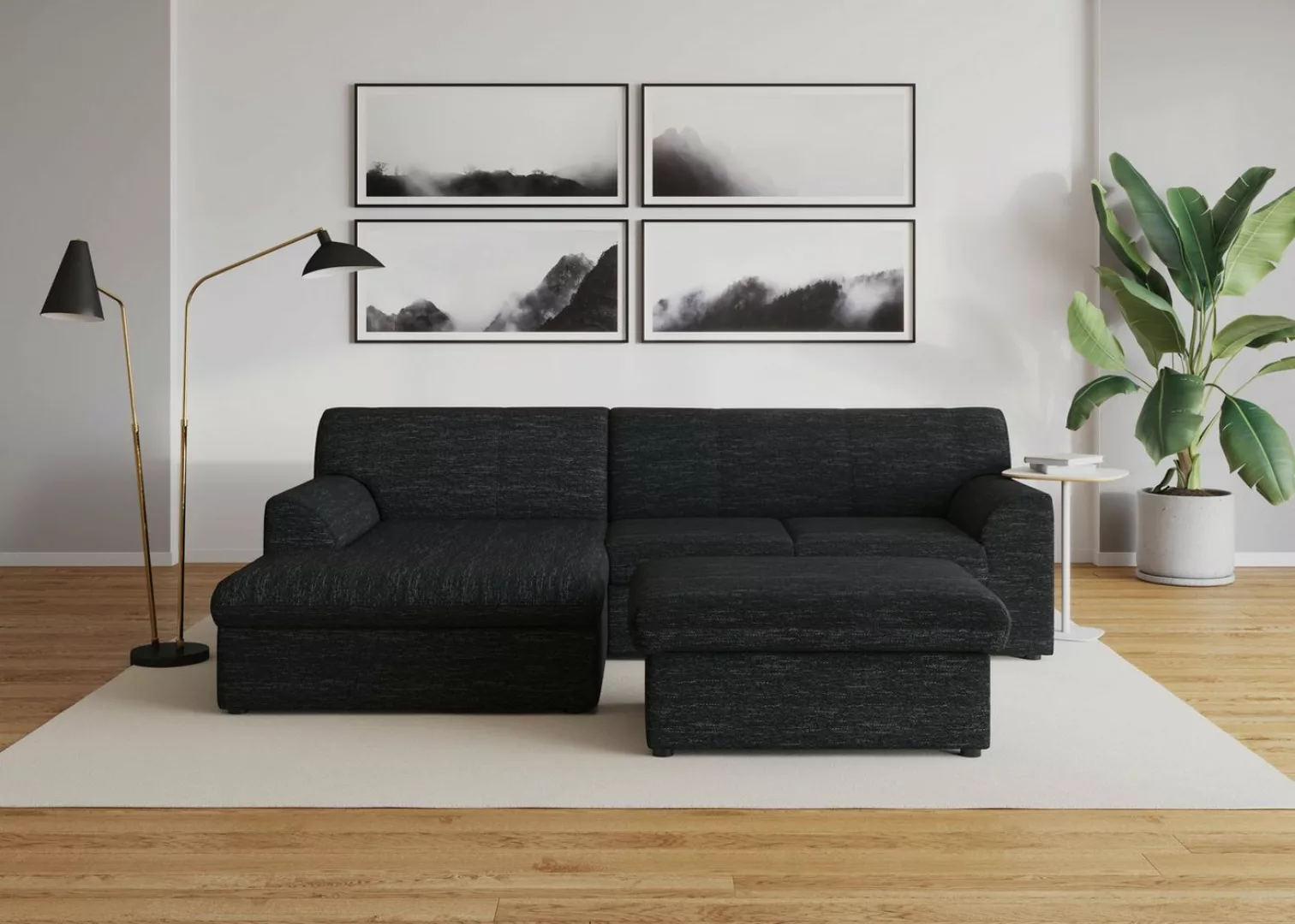 DOMO collection Ecksofa Topper L-Form, mit Recamiere, wahlweise mit Schlaff günstig online kaufen