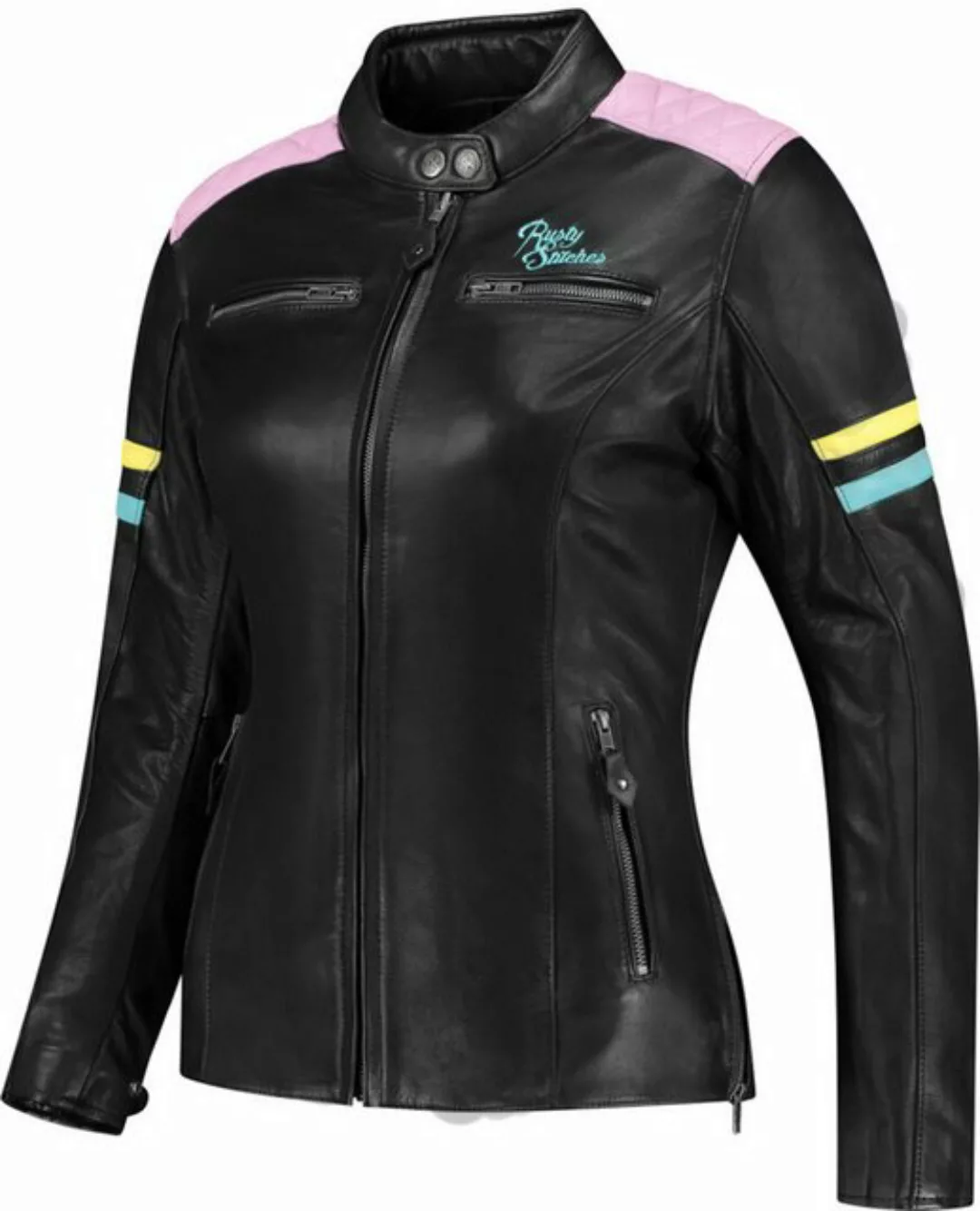 Rusty Stitches Motorradjacke Joyce V2 Damen Motorrad Lederjacke günstig online kaufen