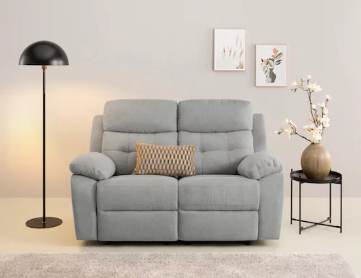 Home affaire 2-Sitzer "Lannilis", mit manueller und elektrischer Relaxfunkt günstig online kaufen