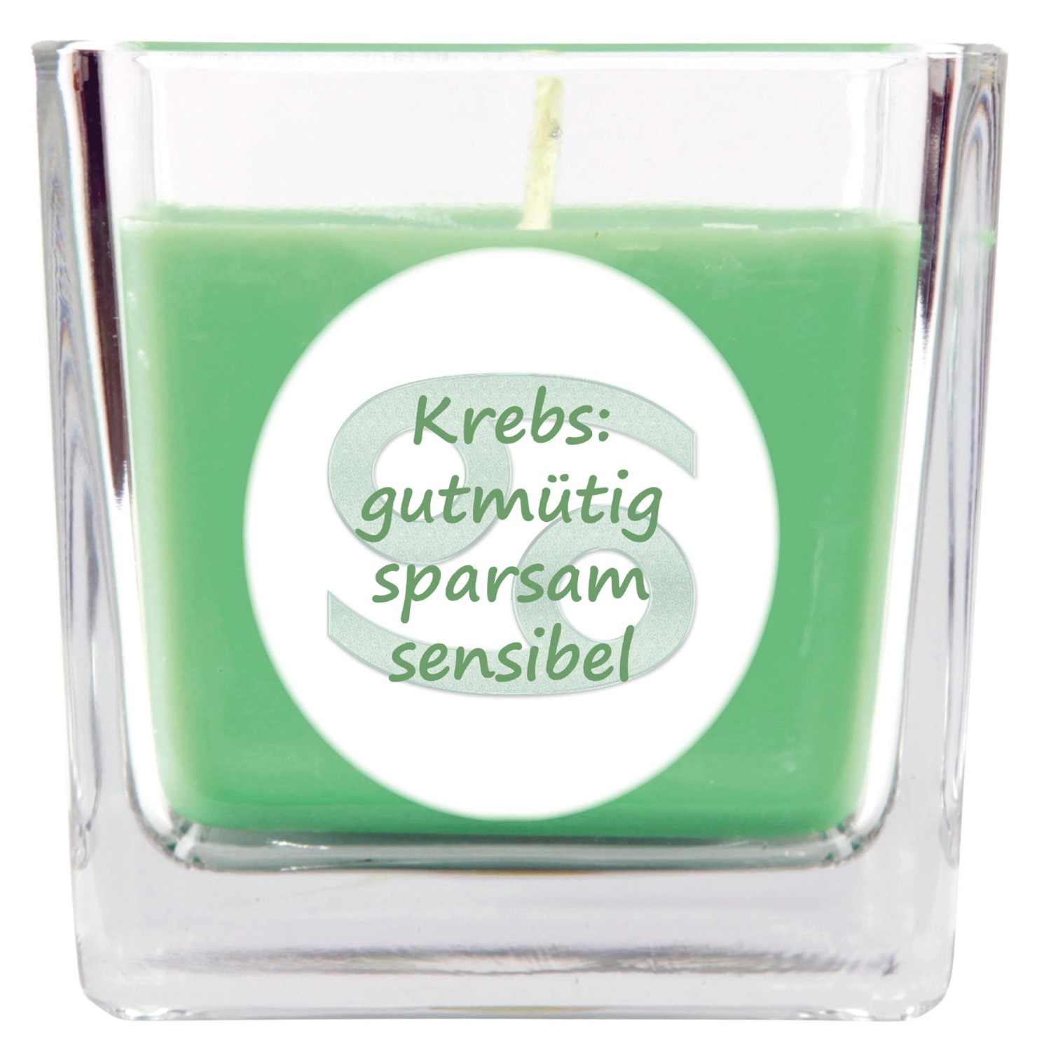 HS Candle Duftkerze & Glas Sternzeichen Coconut Limes 50 Stunden Krebs günstig online kaufen