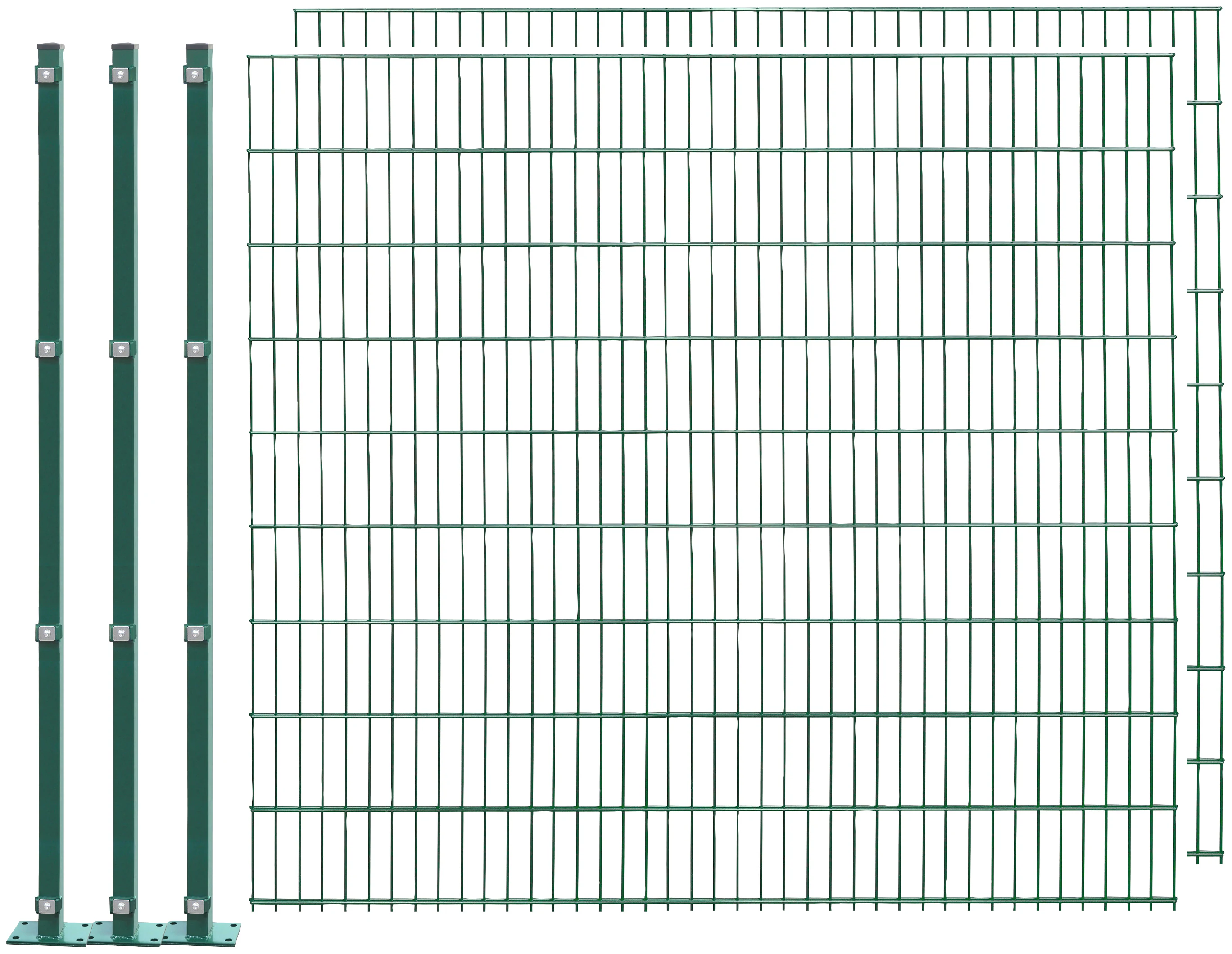 Arvotec Doppelstabmattenzaun "EASY 183 zum Aufschrauben", Zaunhöhe 183 cm, günstig online kaufen