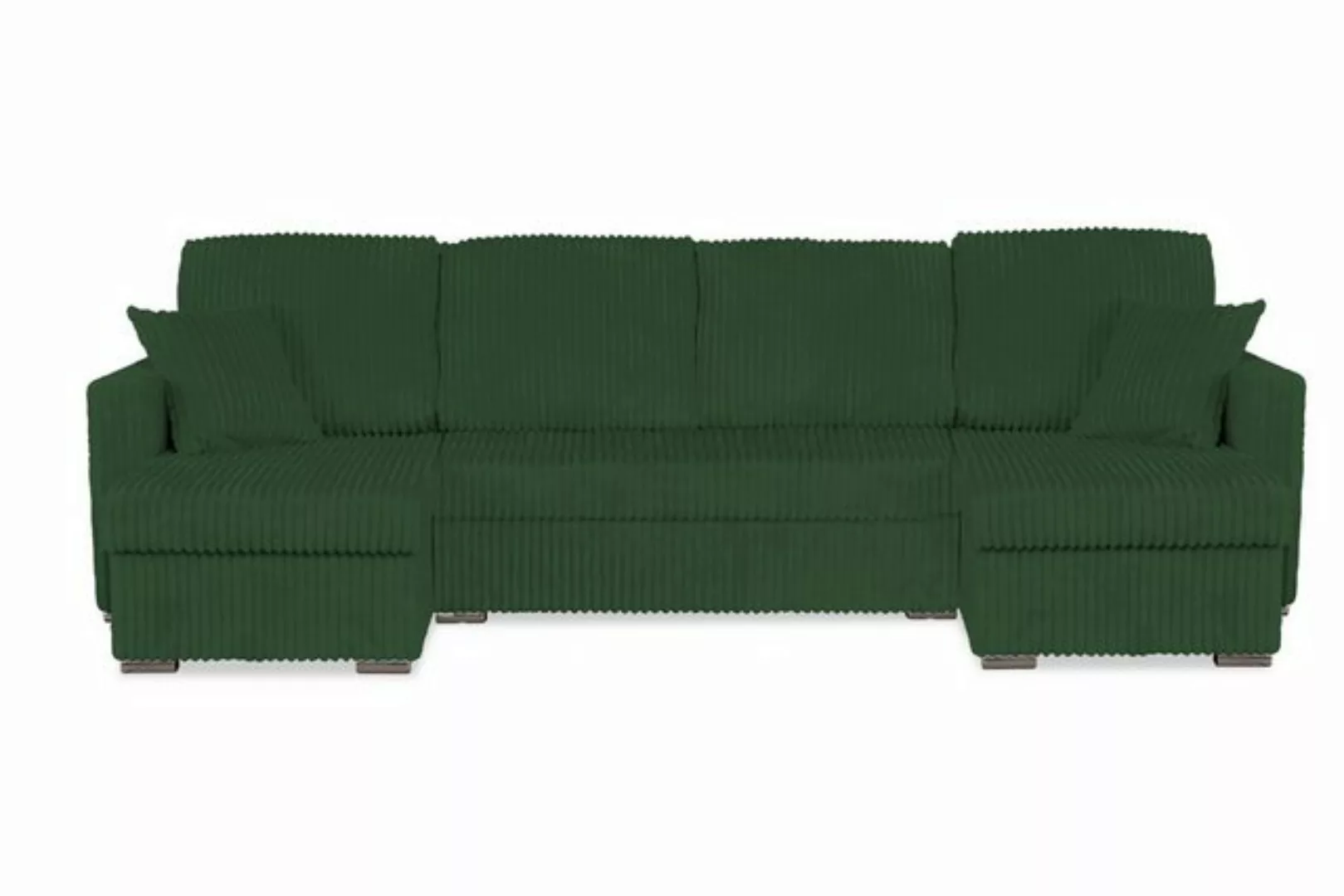 Kaiser Möbel Ecksofa Designer, Sofa U-Form Rene stoff Estella günstig online kaufen