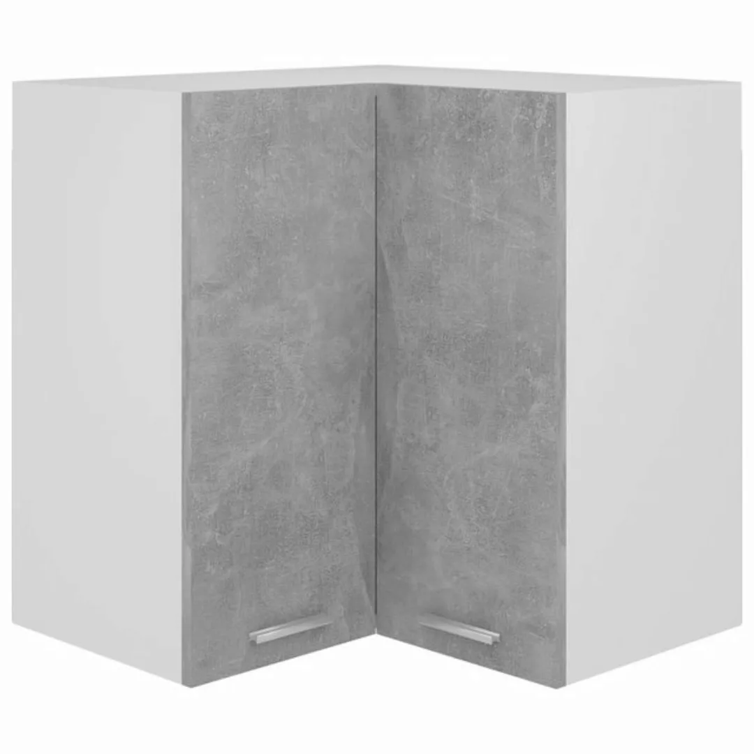 vidaXL Hängeschrank Eckhängeschrank Betongrau 57x57x60 cm Spanplatte günstig online kaufen