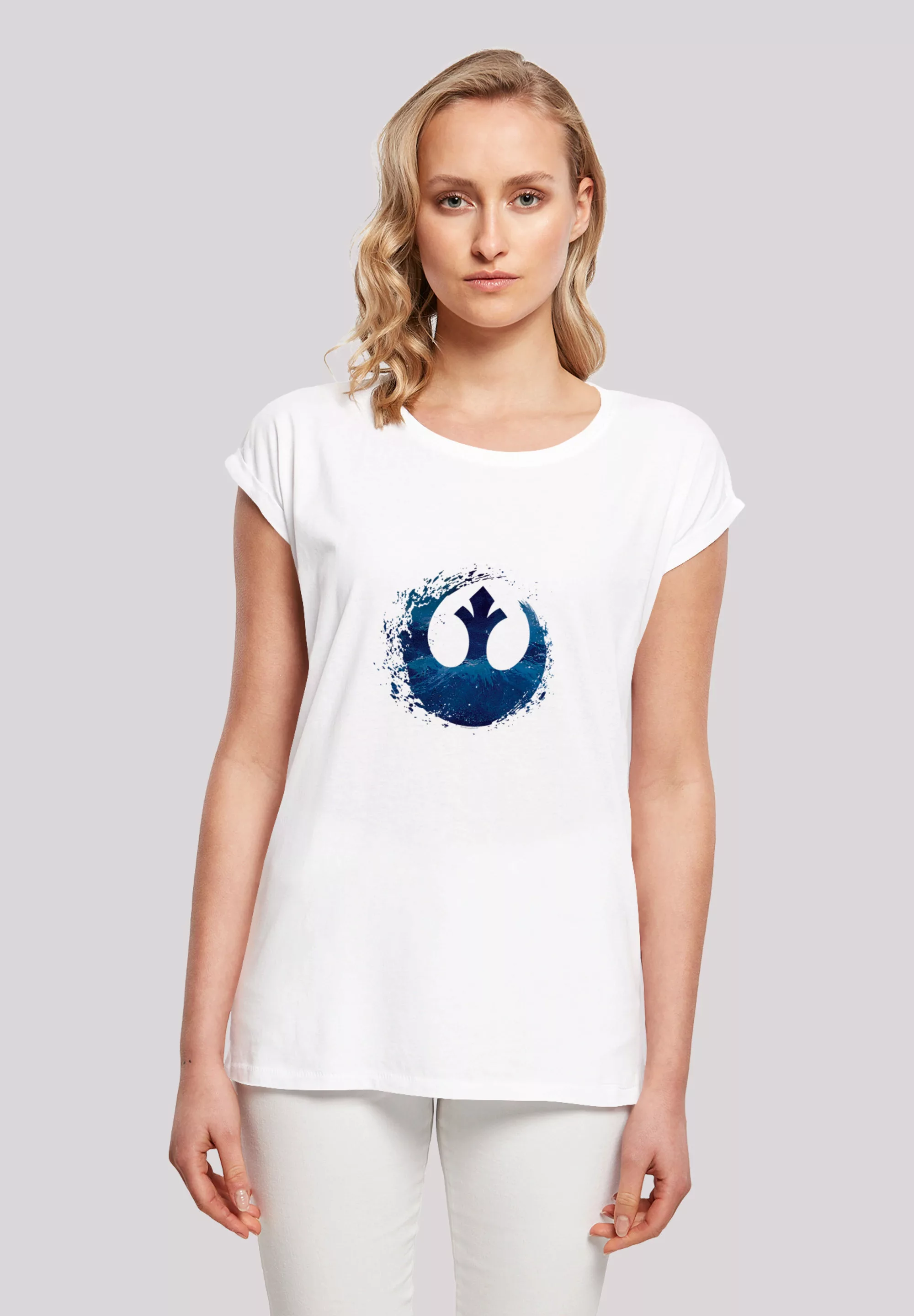 F4NT4STIC T-Shirt "Star Wars Rise Of Skywalker Rebellen Logo Wave" günstig online kaufen