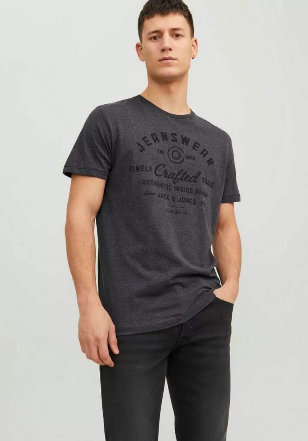 Jack & Jones Rundhalsshirt JJEJEANS TEE SS O-NECK NOOS 23/24 günstig online kaufen