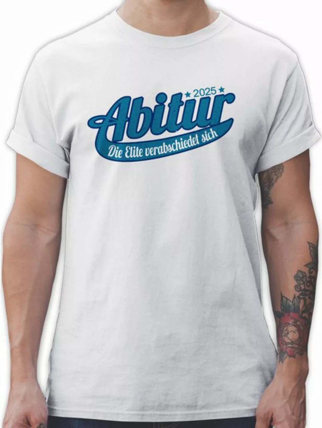 Shirtracer T-Shirt Abitur 2025 Die Elite verabschiedet sich Abitur & Abschl günstig online kaufen