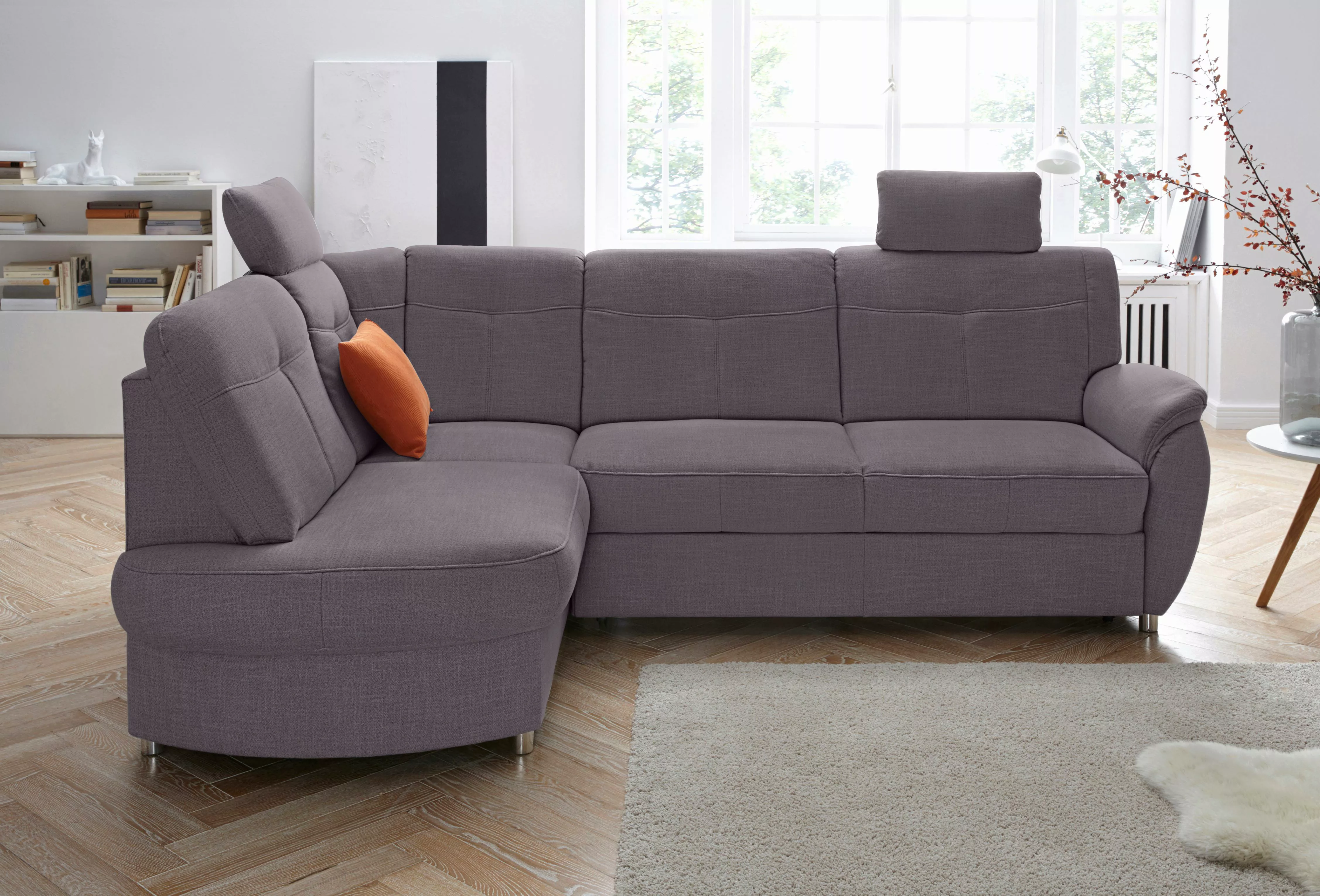 sit&more Ecksofa "Sonoma L-Form", wahlweise mit Bettfunktion und Bettkasten günstig online kaufen