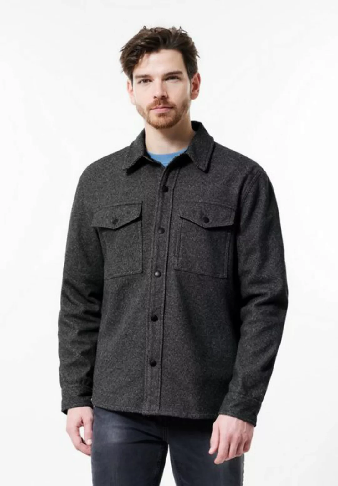 STREET ONE MEN Cargojacke im Melange Look günstig online kaufen