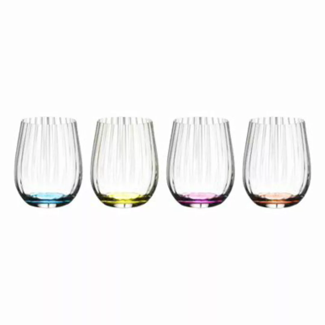 RIEDEL THE WINE GLASS COMPANY HAPPY O Weinbecher Optic 4er Set Weißweingläs günstig online kaufen