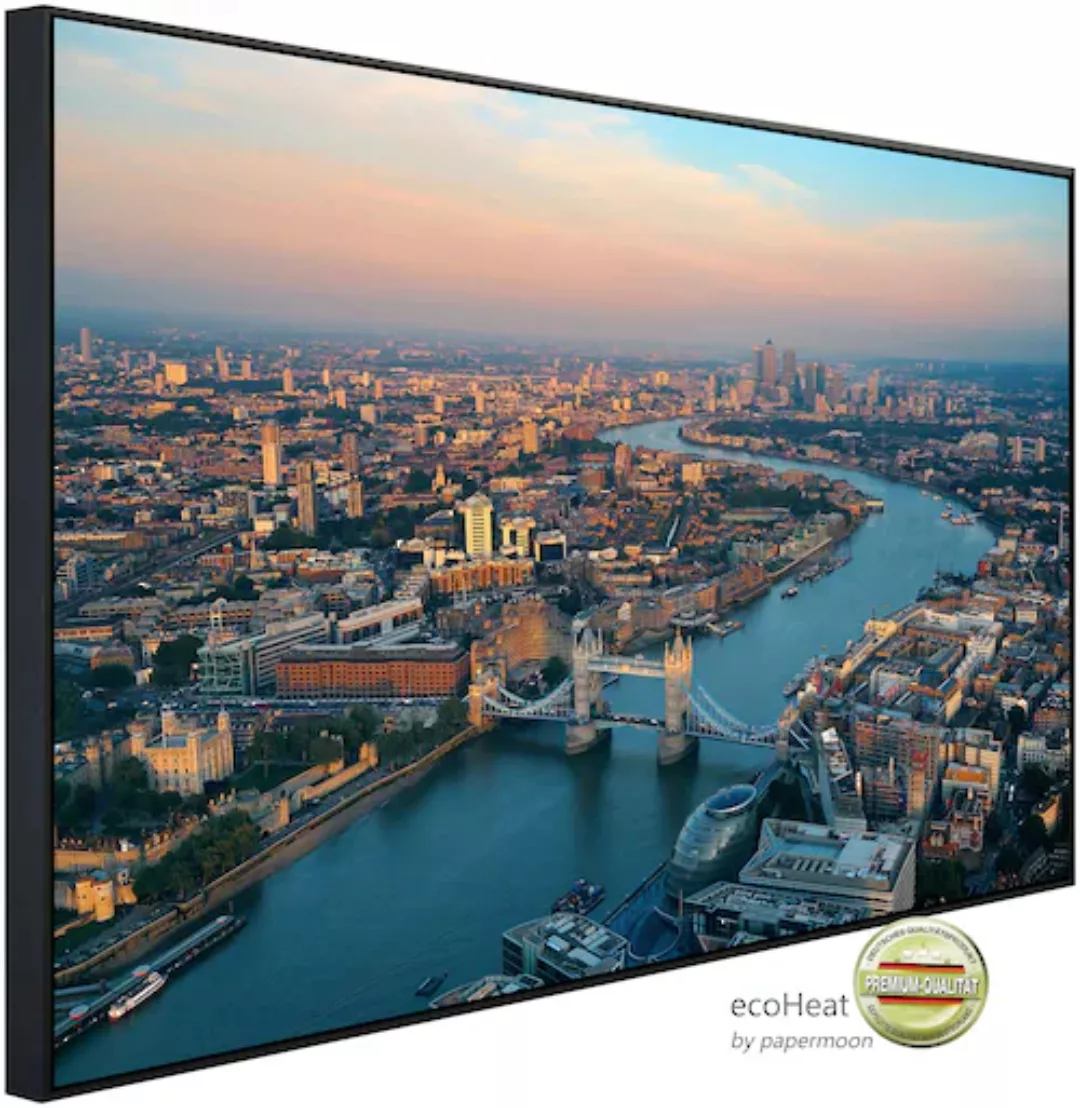 Papermoon Infrarotheizung »Skyline von London«, sehr angenehme Strahlungswä günstig online kaufen