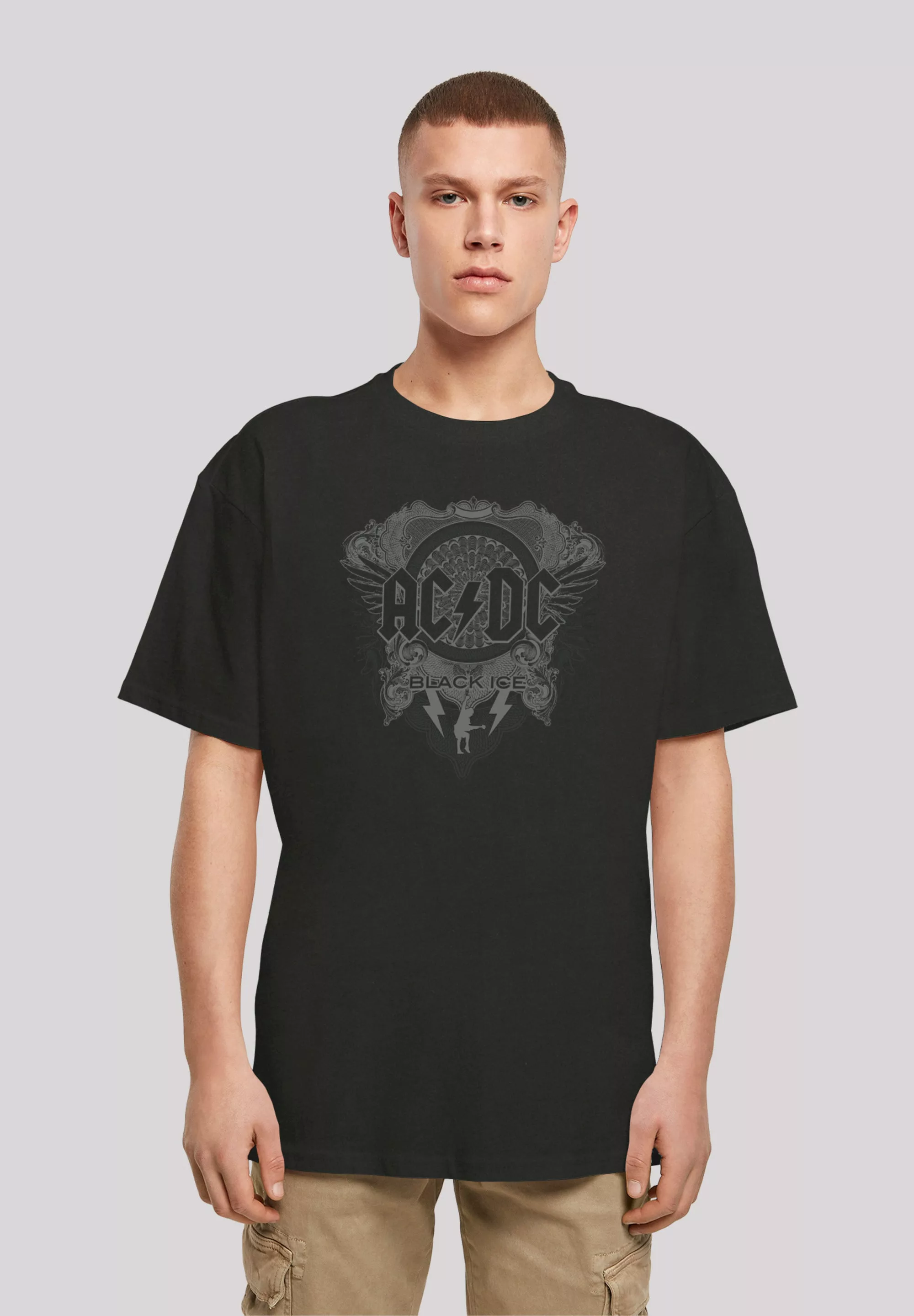 F4NT4STIC T-Shirt "ACDC Rock Band Black Ice", Print günstig online kaufen