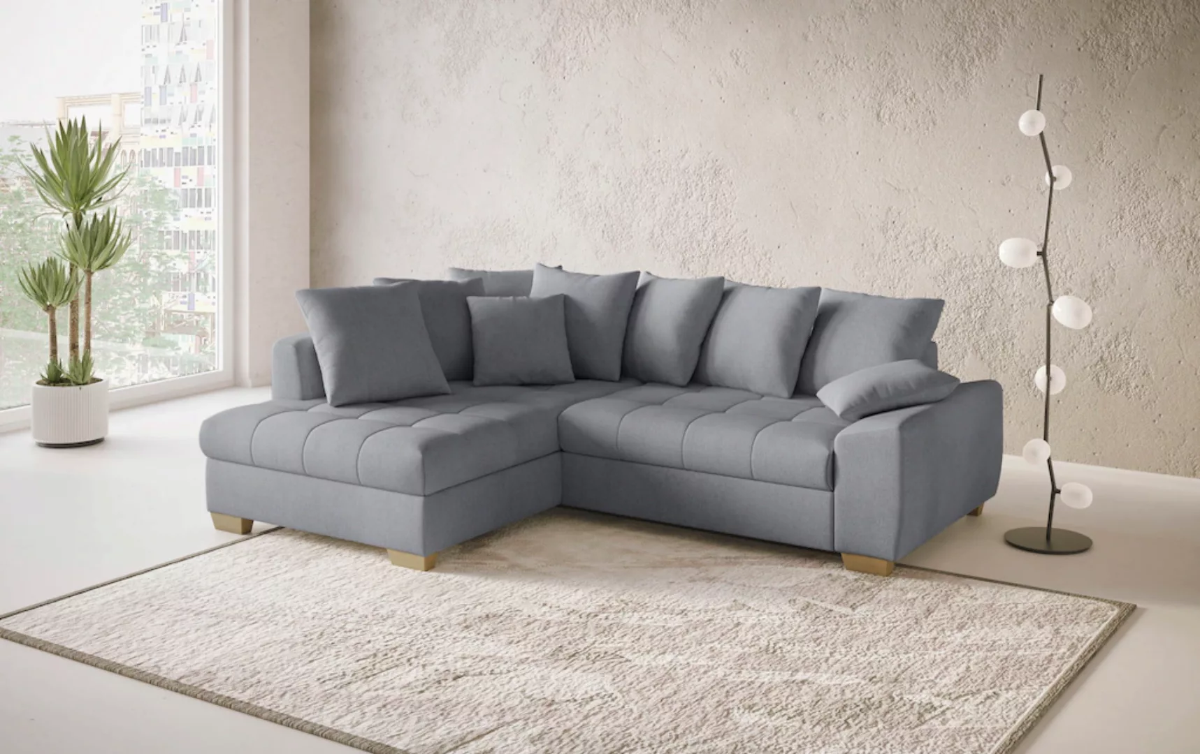 Mr. Couch Ecksofa "Nikita II, L-Form, bis 140kg pro Sitzplatz belastbar", m günstig online kaufen