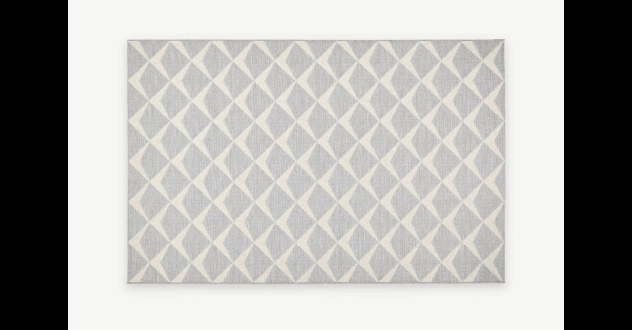 Asbury Teppich (160 x 230 cm), Grau - MADE.com günstig online kaufen
