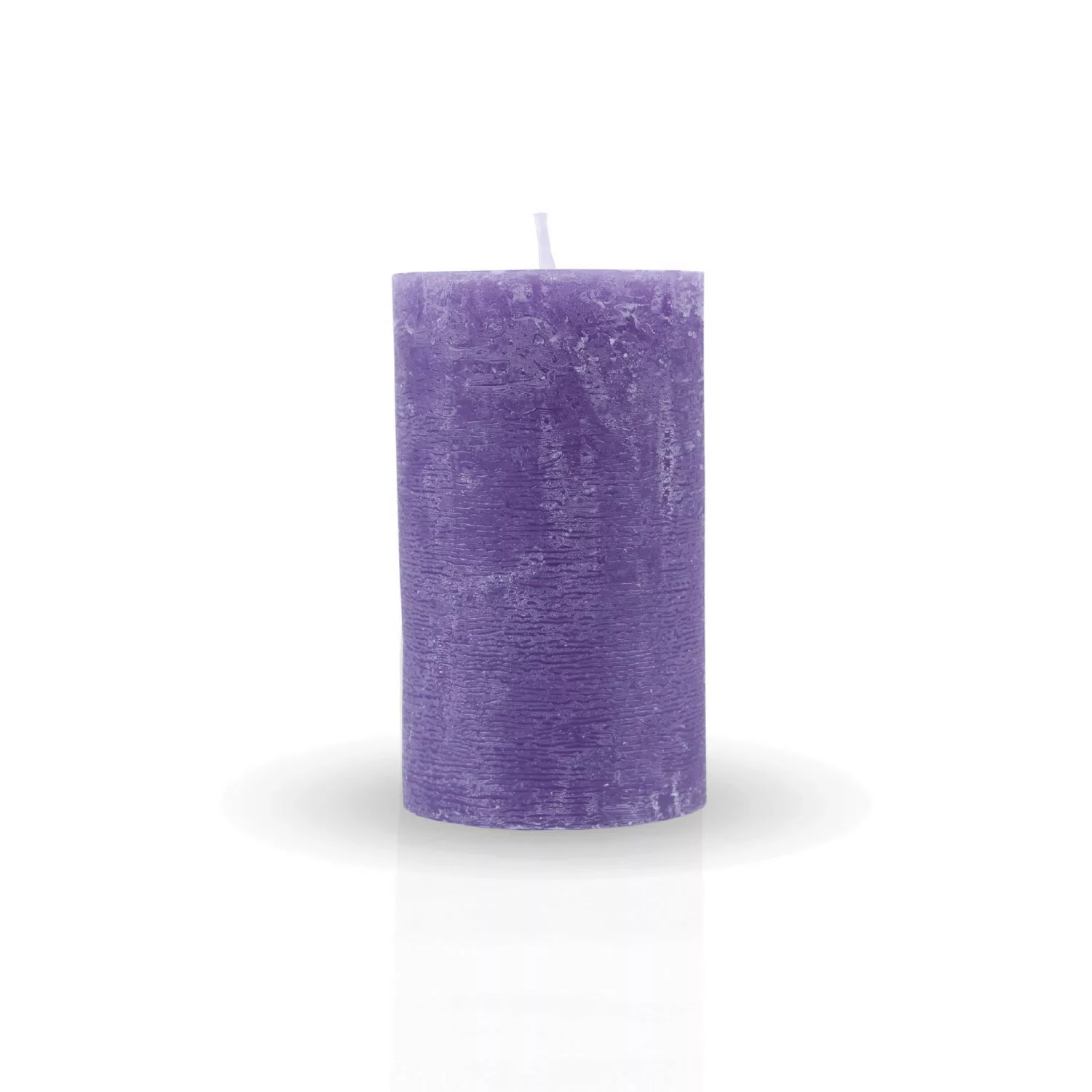 HS Candle Stumpenkerzen Rustikal Lila 1 Ø7cm günstig online kaufen