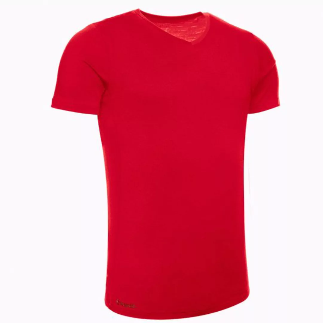 Kaipara Merino Shirt Kurzarm Slimfit V-neck 200 günstig online kaufen