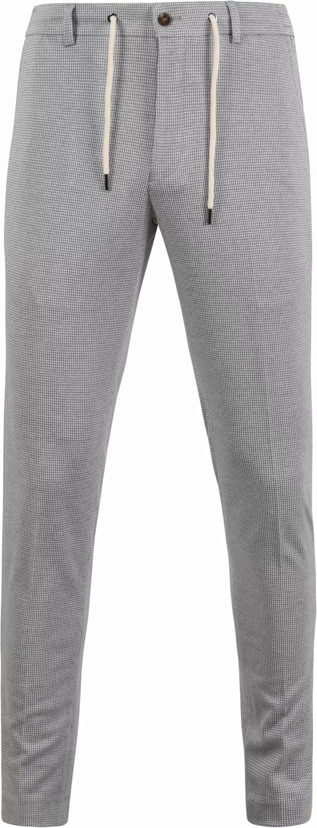 Suitable Pantalon Jersey Pied De Poule Grau - Größe 52 günstig online kaufen