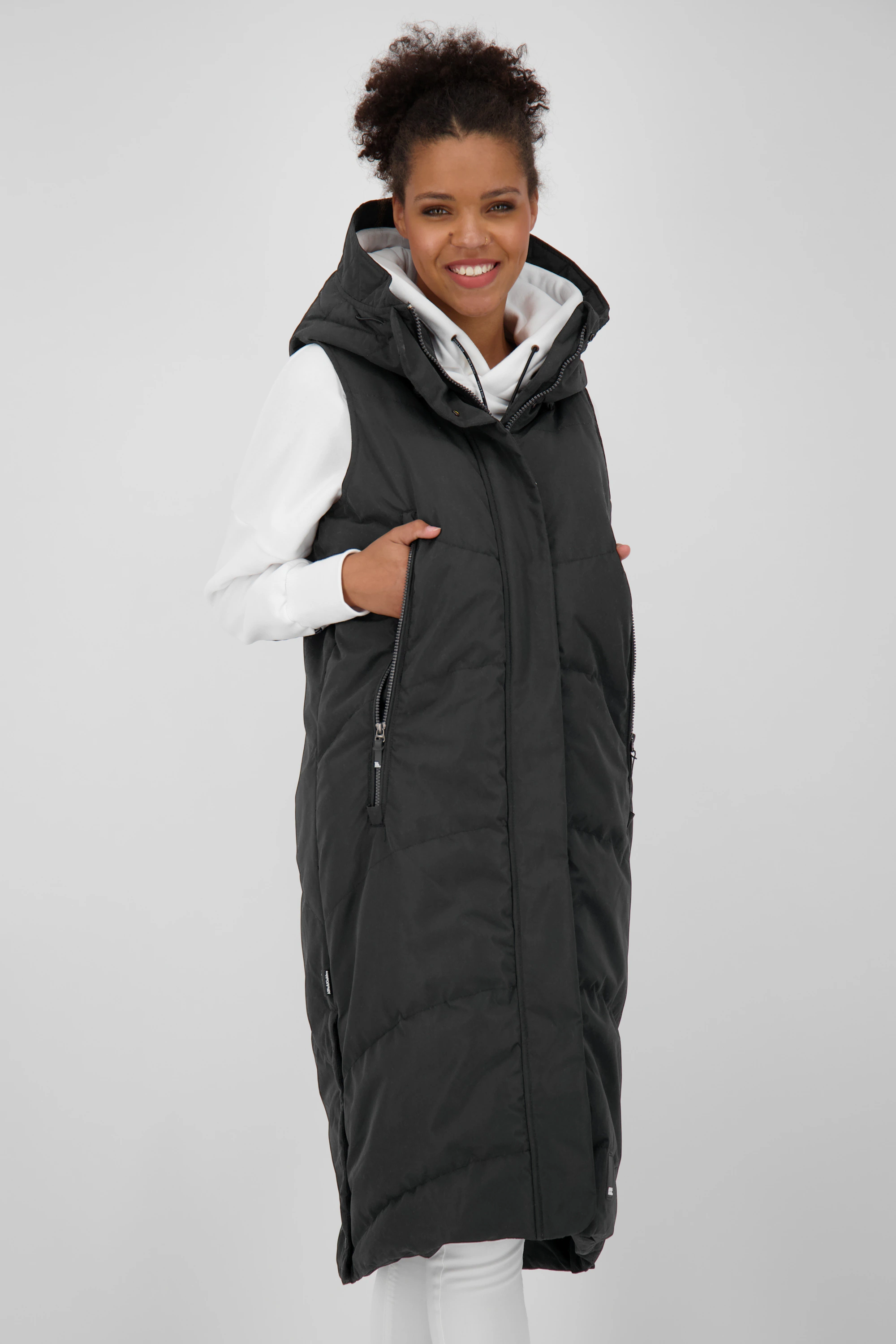 Alife & Kickin Steppweste "JuneAK Longvest Damen" günstig online kaufen