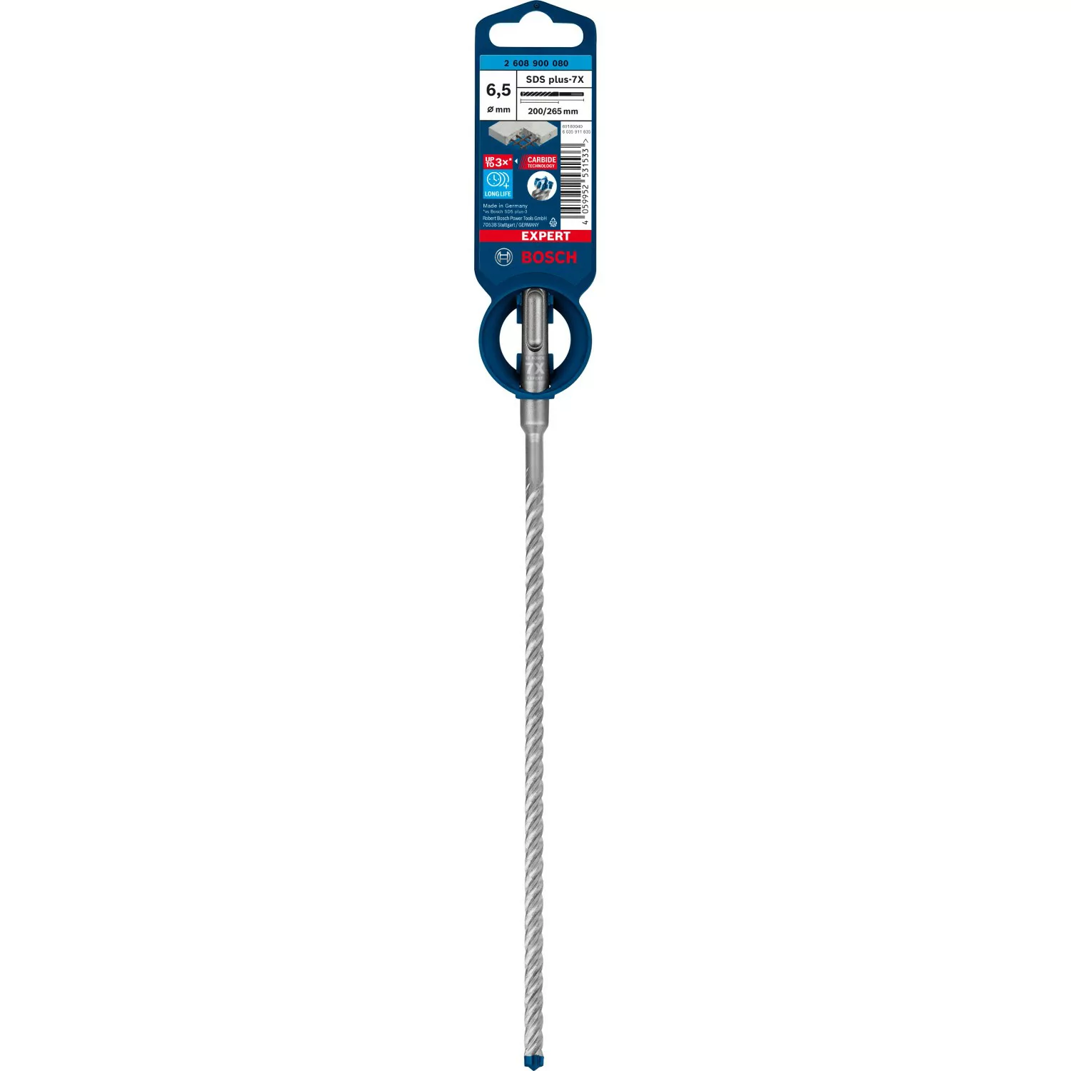 Bosch Expert Hammerbohrer SDS Plus-7X 6,5 mm x 200 mm x 265 mm günstig online kaufen