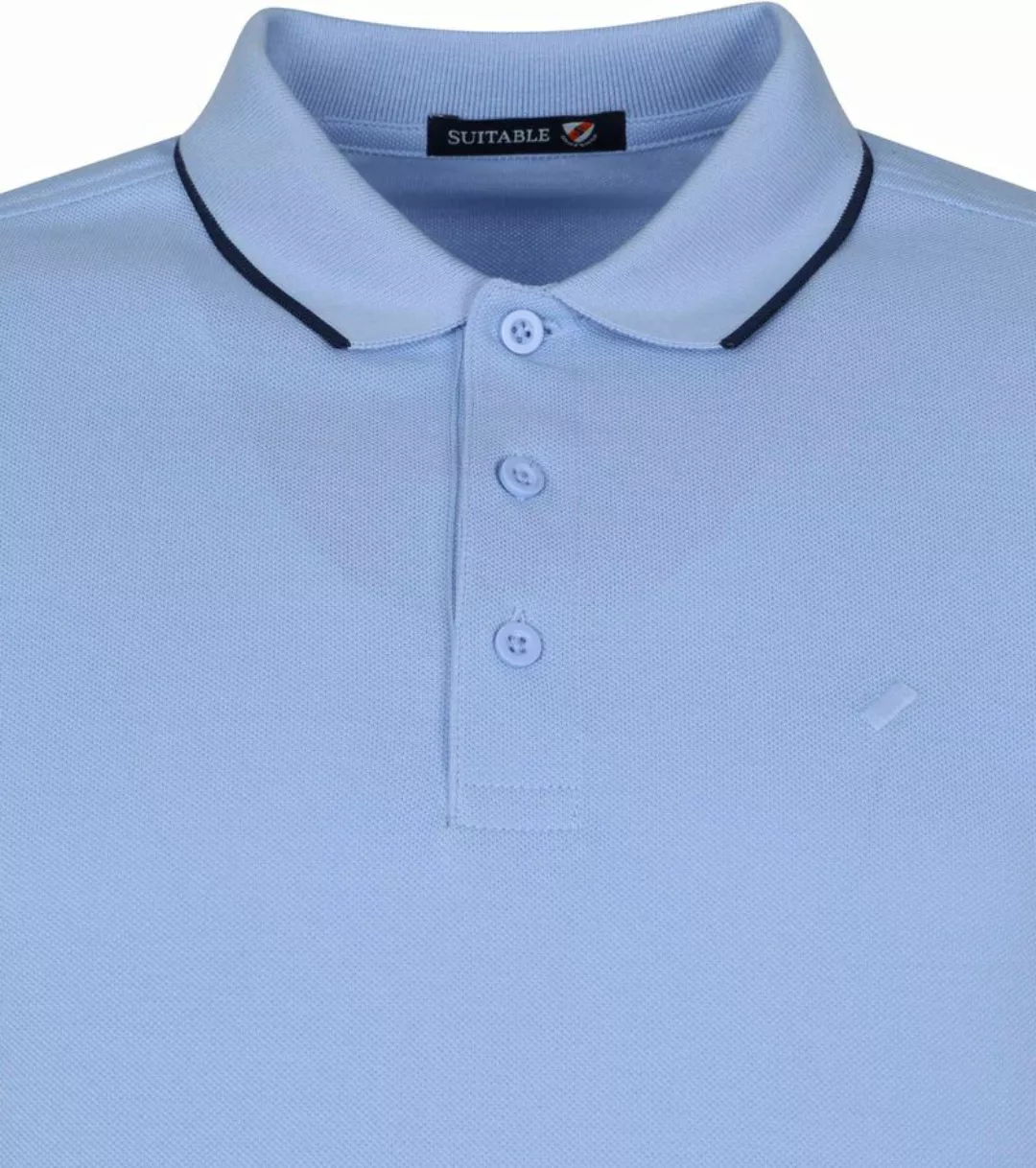 Suitable Poloshirt Tip Ferry Hellblau - Größe M günstig online kaufen