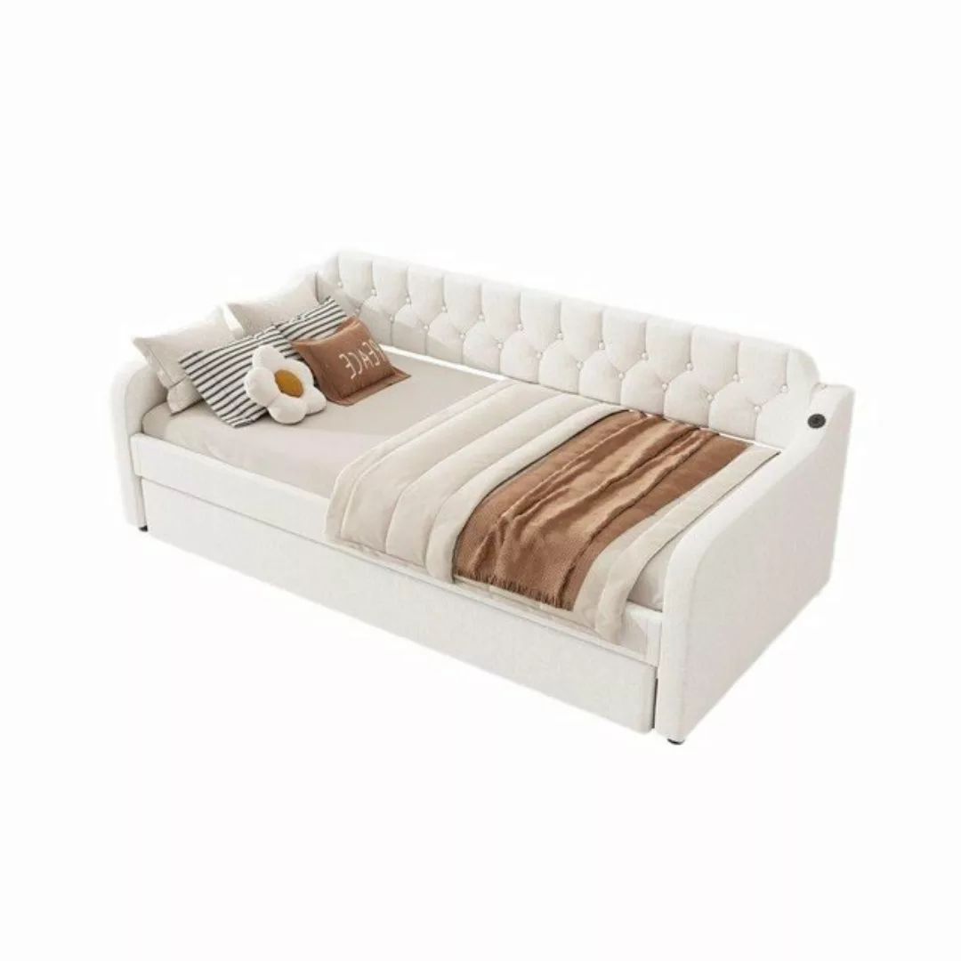 TavilaEcon Schlafsofa Daybett Tagesbett Einzelbett 90x20cm, mit ausziehbare günstig online kaufen