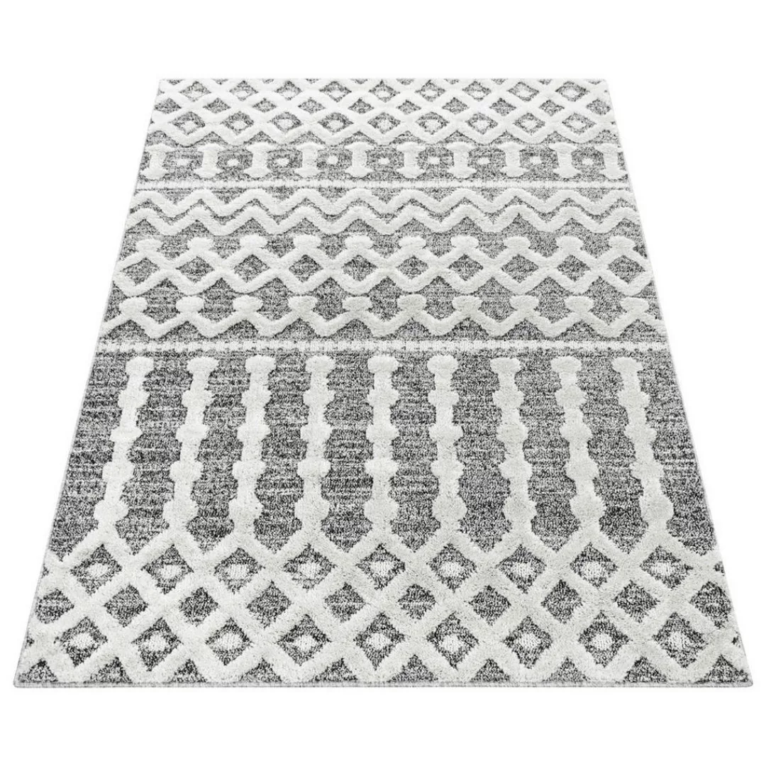 Ayyildiz Teppich PISA grau B/L: ca. 120x170 cm günstig online kaufen
