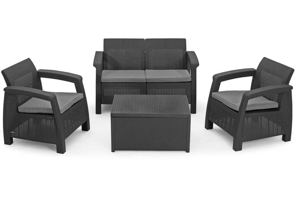 NADUVI Collection | Lounge-Set Connor mit Ablagetisch günstig online kaufen