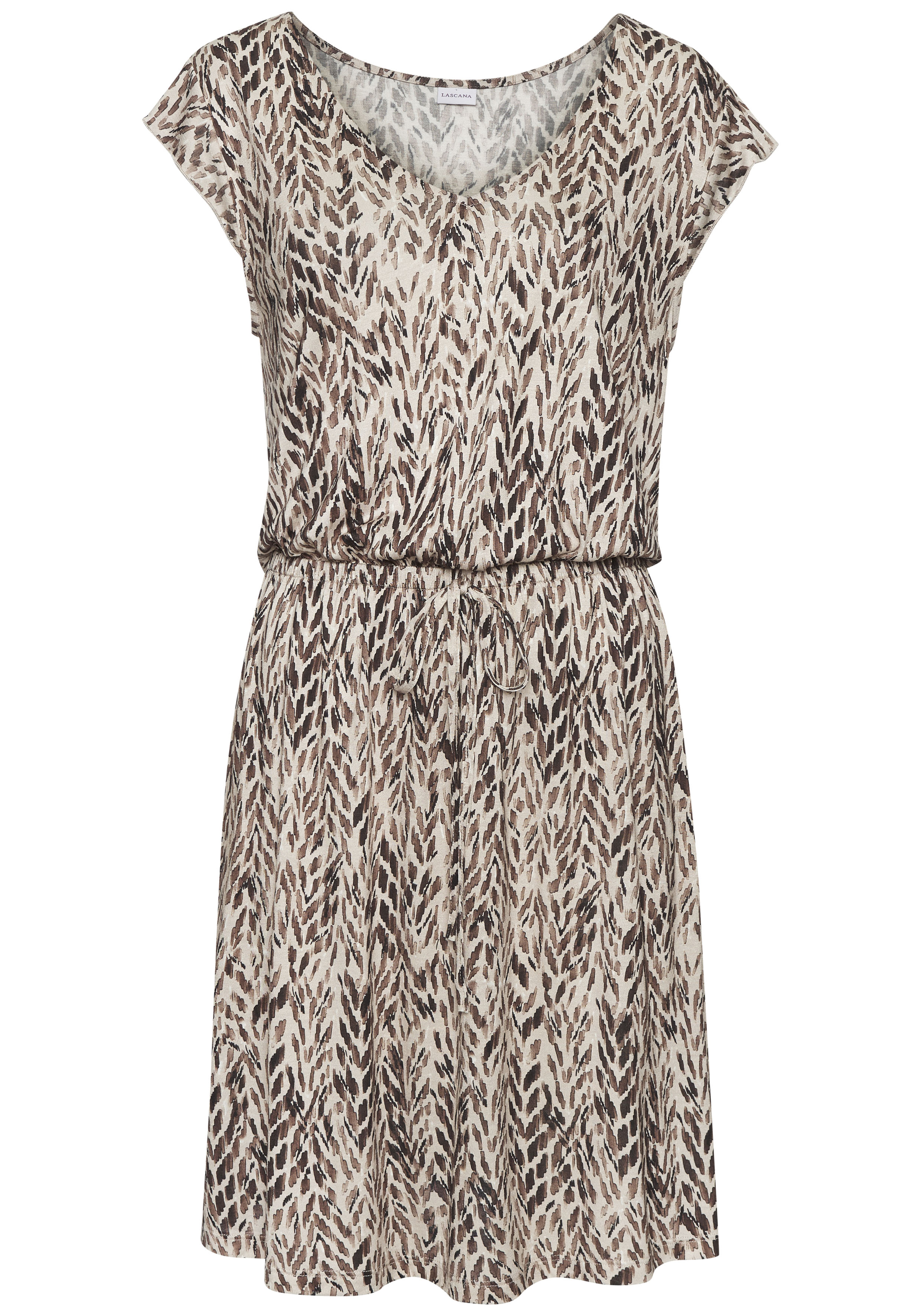 LASCANA Strandkleid, mit Alloverprint, Sommerkleid günstig online kaufen