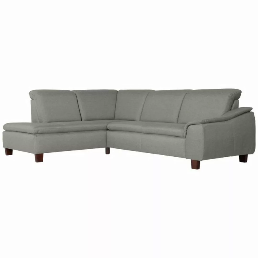 58 aufm Kessel Sofa mit Ottomane rechts Katti Bezug Flachgewebe Buche nussb günstig online kaufen