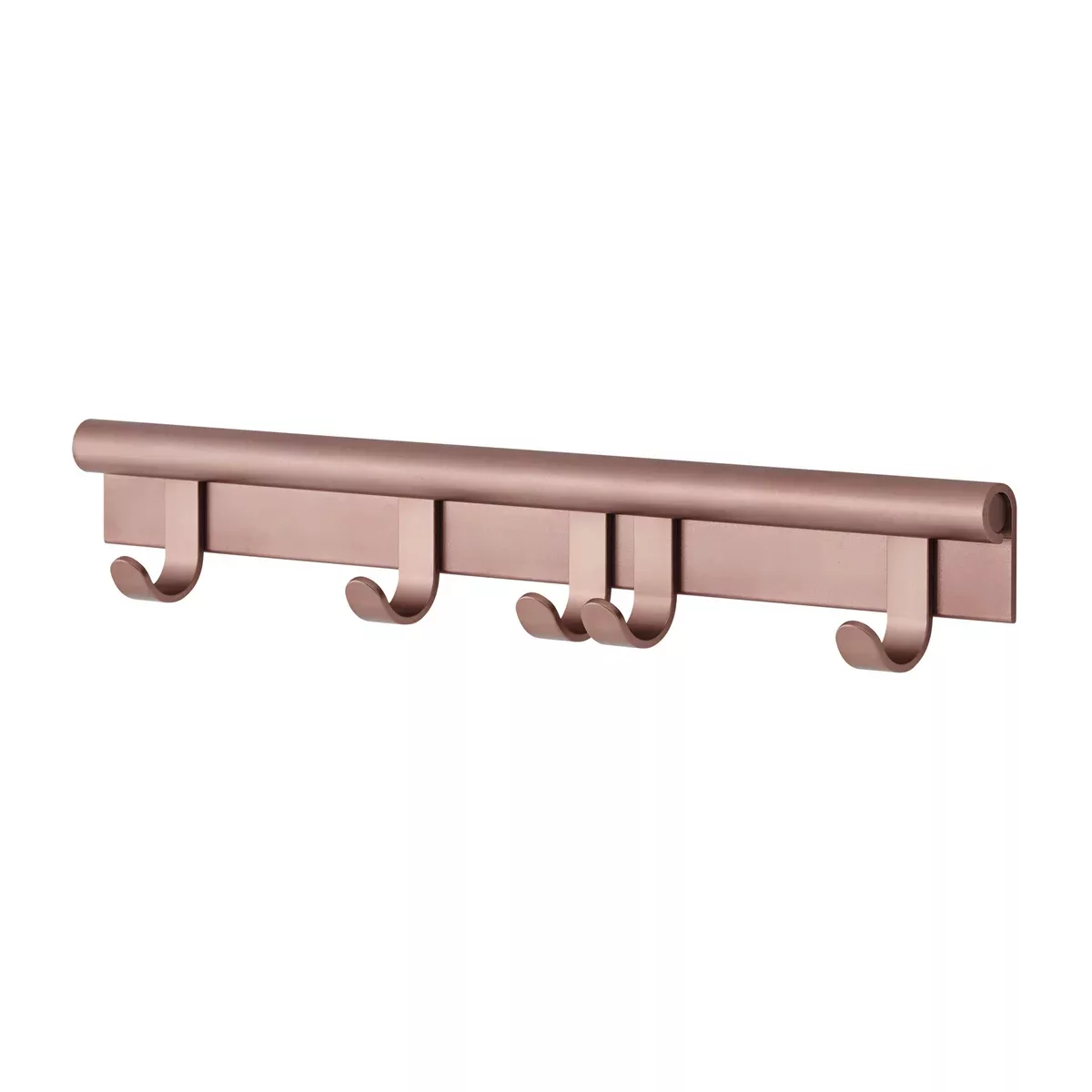 Wandgarderobe Coil metall rosa / L 60 cm - Metall - Muuto - Rosa günstig online kaufen