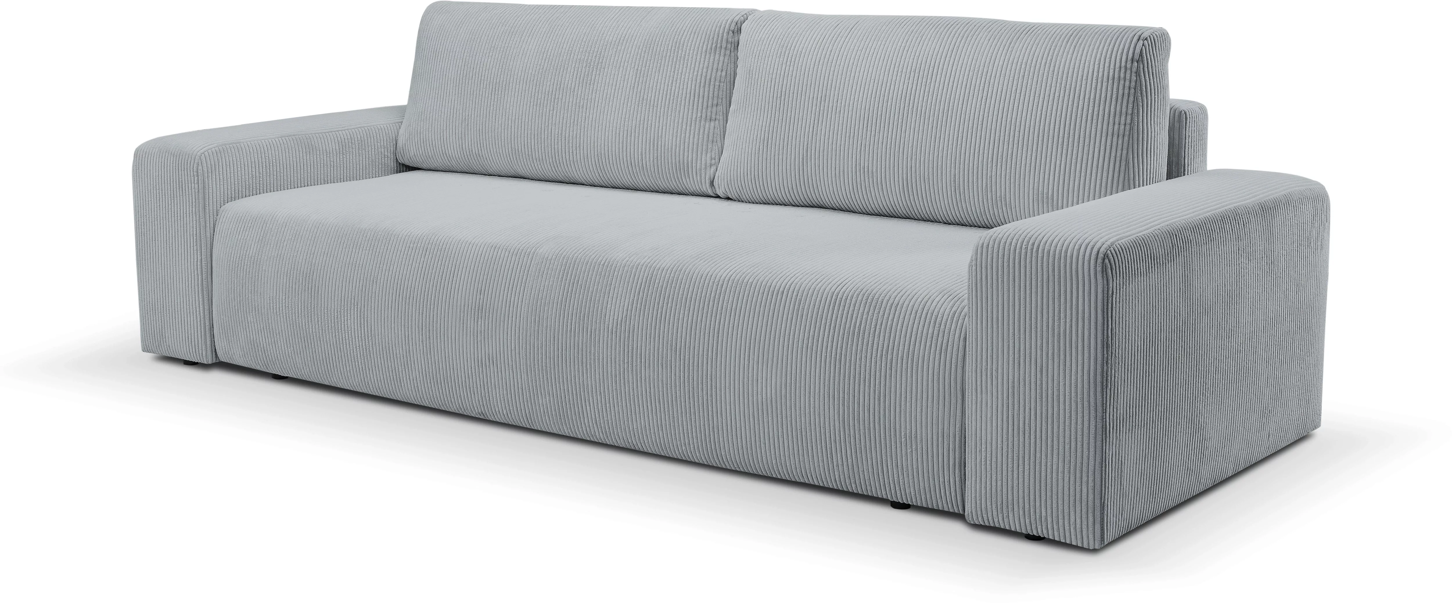 WERK2 Schlafsofa "Hugo", Design 2-Sitzer Sofa in Cord mit Schlaffunktion & günstig online kaufen