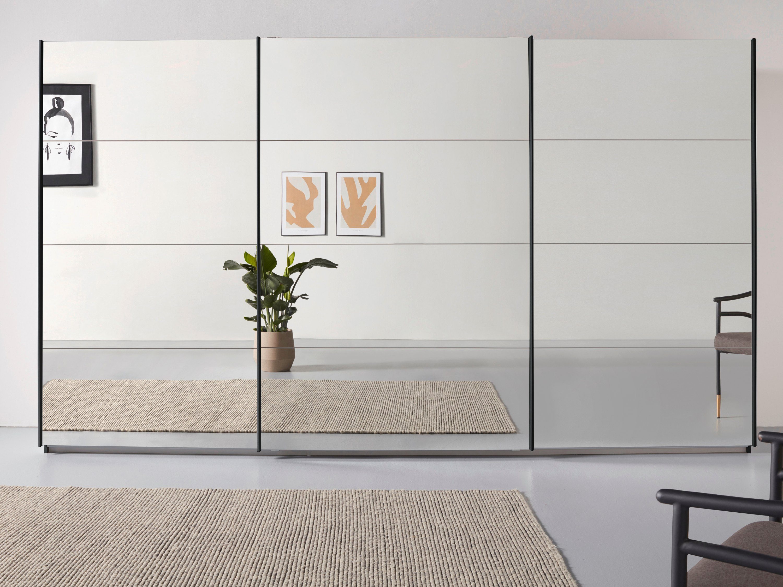 rauch Schwebetürenschrank "Oteli", mit Spiegelfront, inkl. Wäscheeinteilung günstig online kaufen