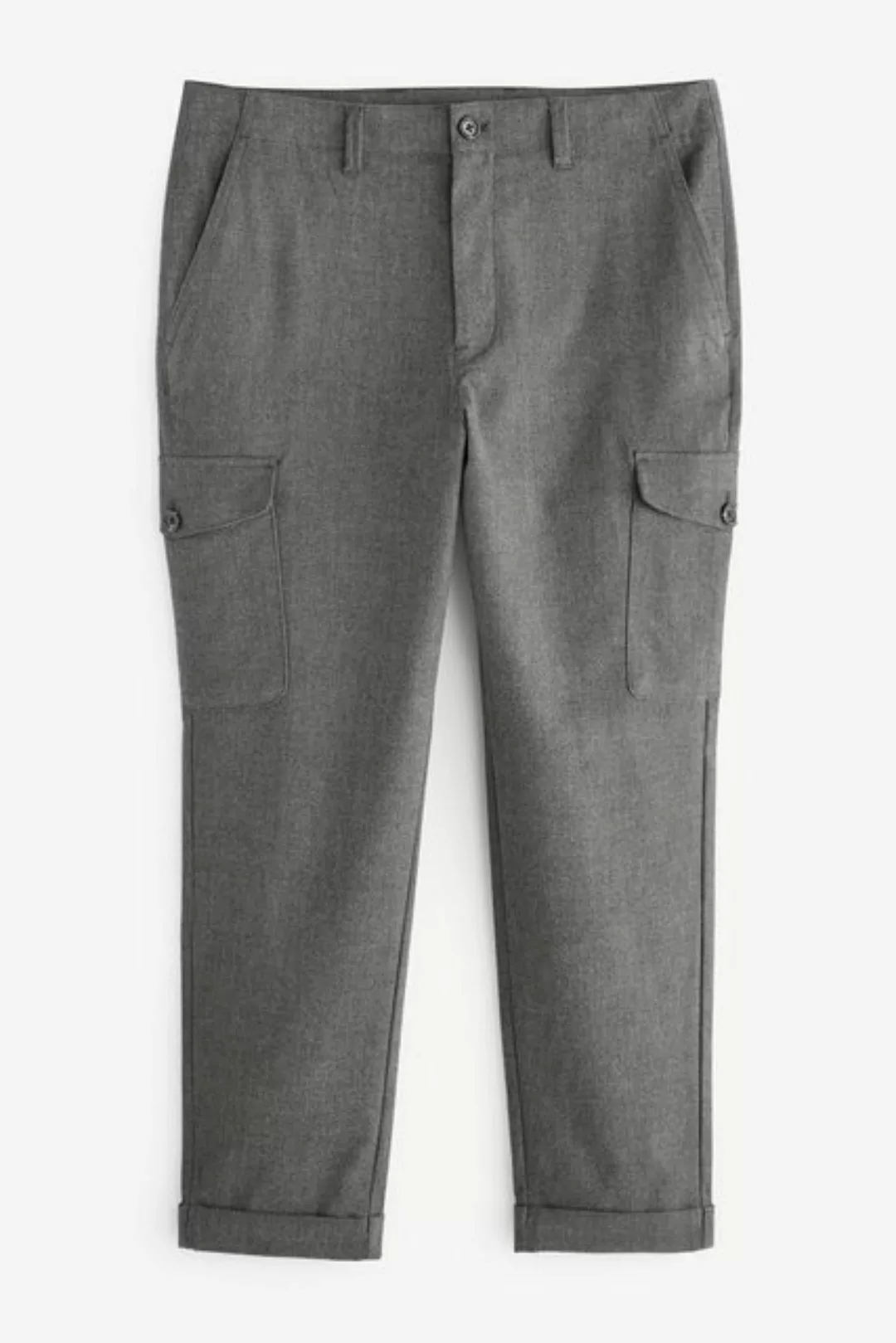 Next Cargohose Relaxed Fit Cargohose aus Flanell (1-tlg) günstig online kaufen