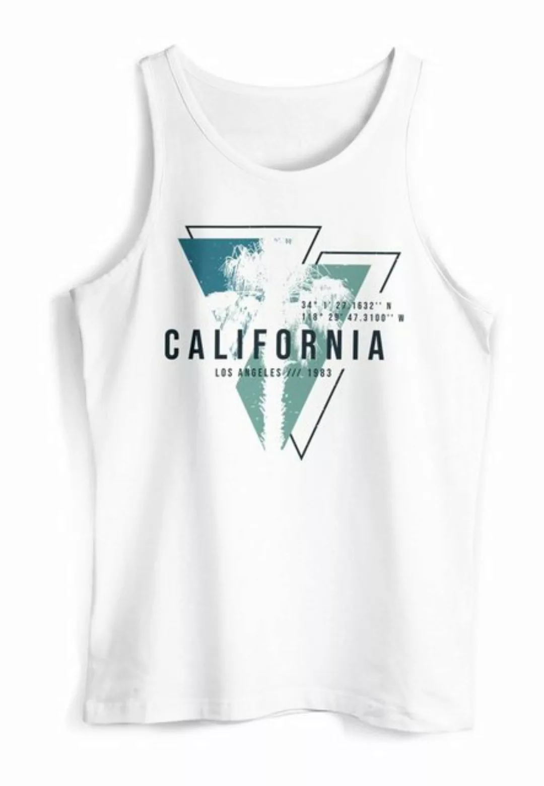 Neverless Tanktop Herren Tank-Top California Los Angeles Surfing Motiv Somm günstig online kaufen