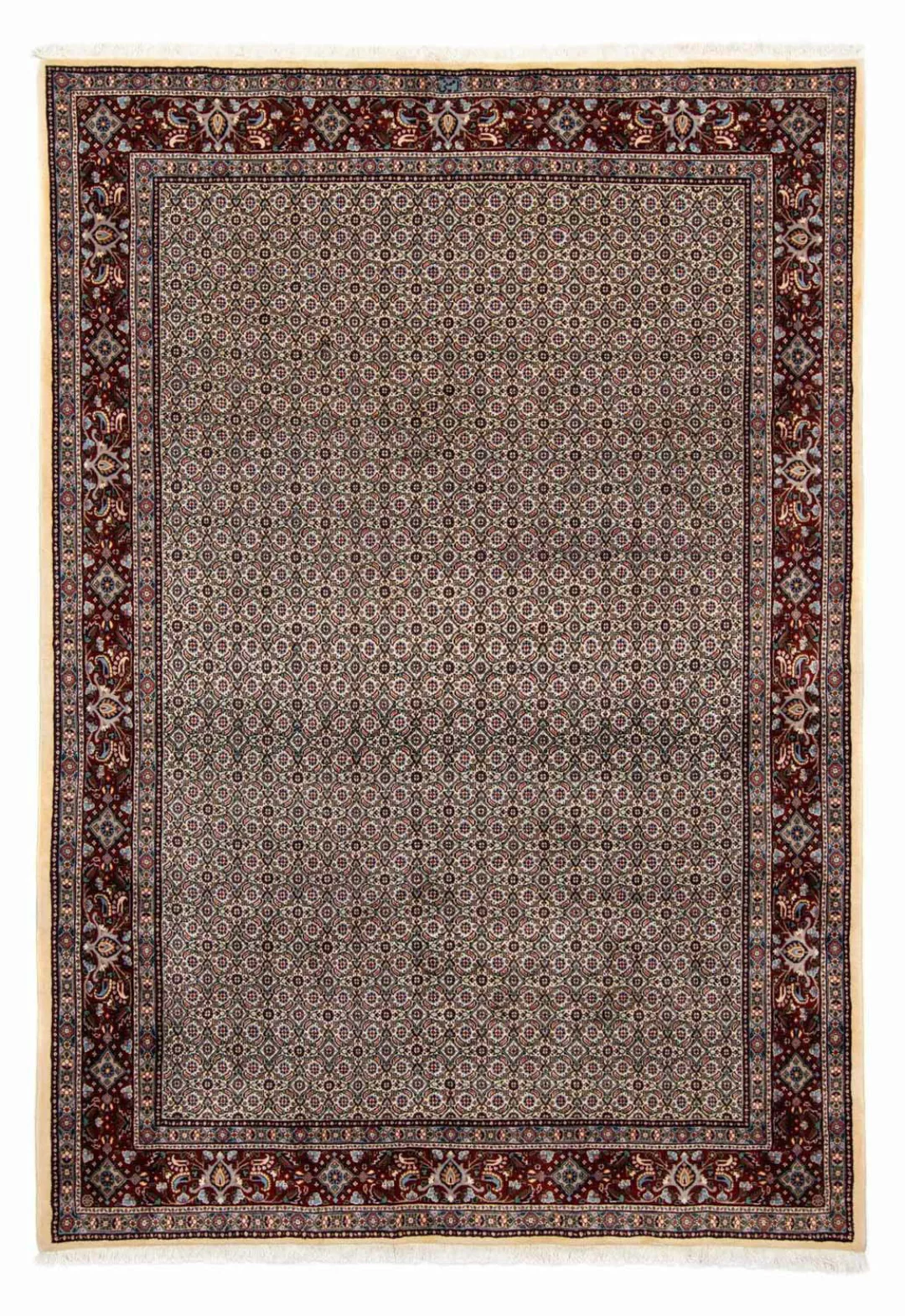 morgenland Wollteppich »Moud Durchgemustert Beige 294 x 197 cm«, rechteckig günstig online kaufen